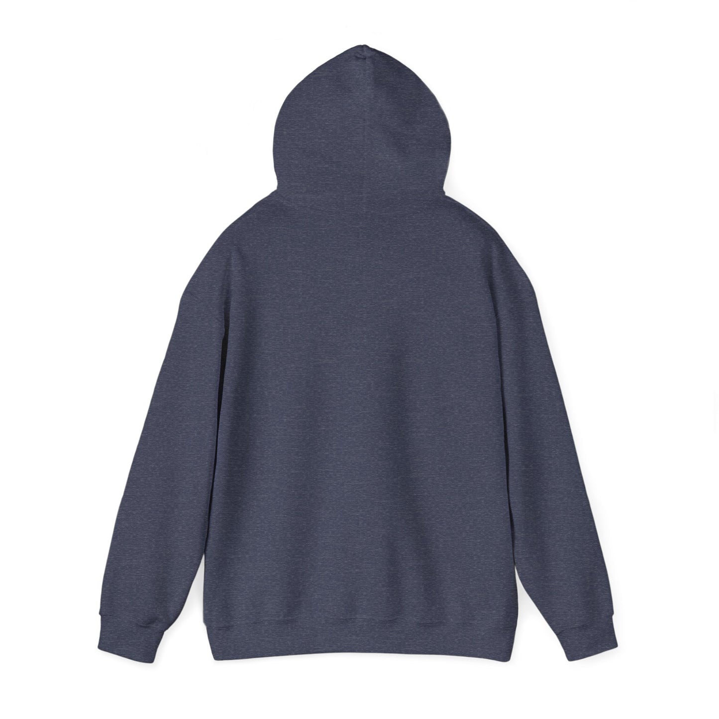 Unisex Heavy Blend™ Hooded Sweatshirt - Minimalist Design with Cross Logo