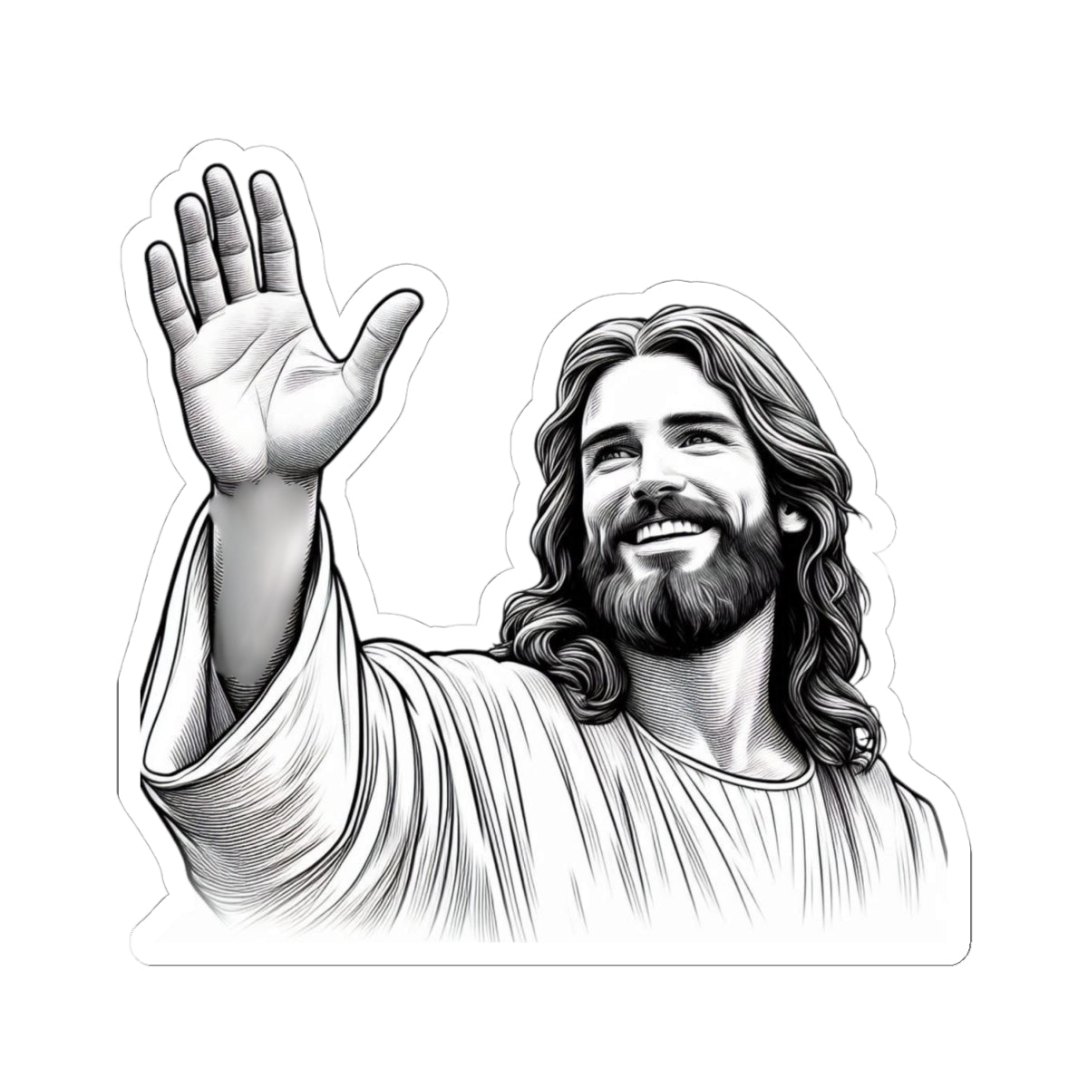 Inspirational Jesus Stickers - Faith & Encouragement Decor