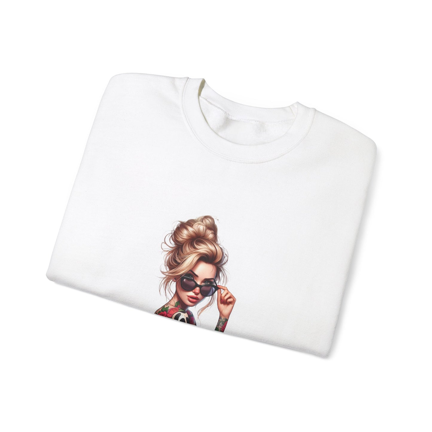 Be Careful, I Match Vibes Sweatshirt - Unisex Heavy Blend Crewneck for Fashion Lovers