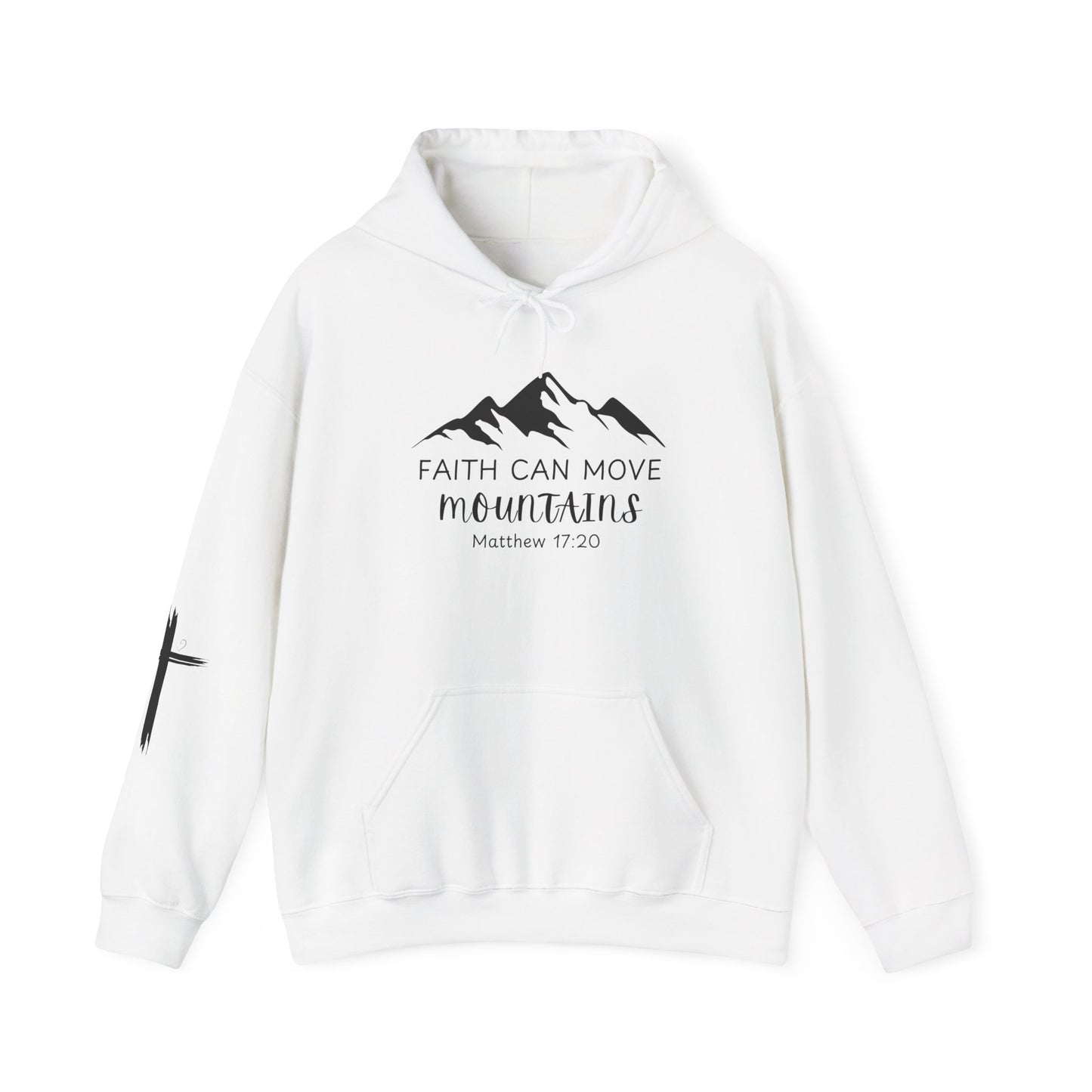 Faith Can Move Mountains Hoodie | Inspirational Unisex Sweatshirt