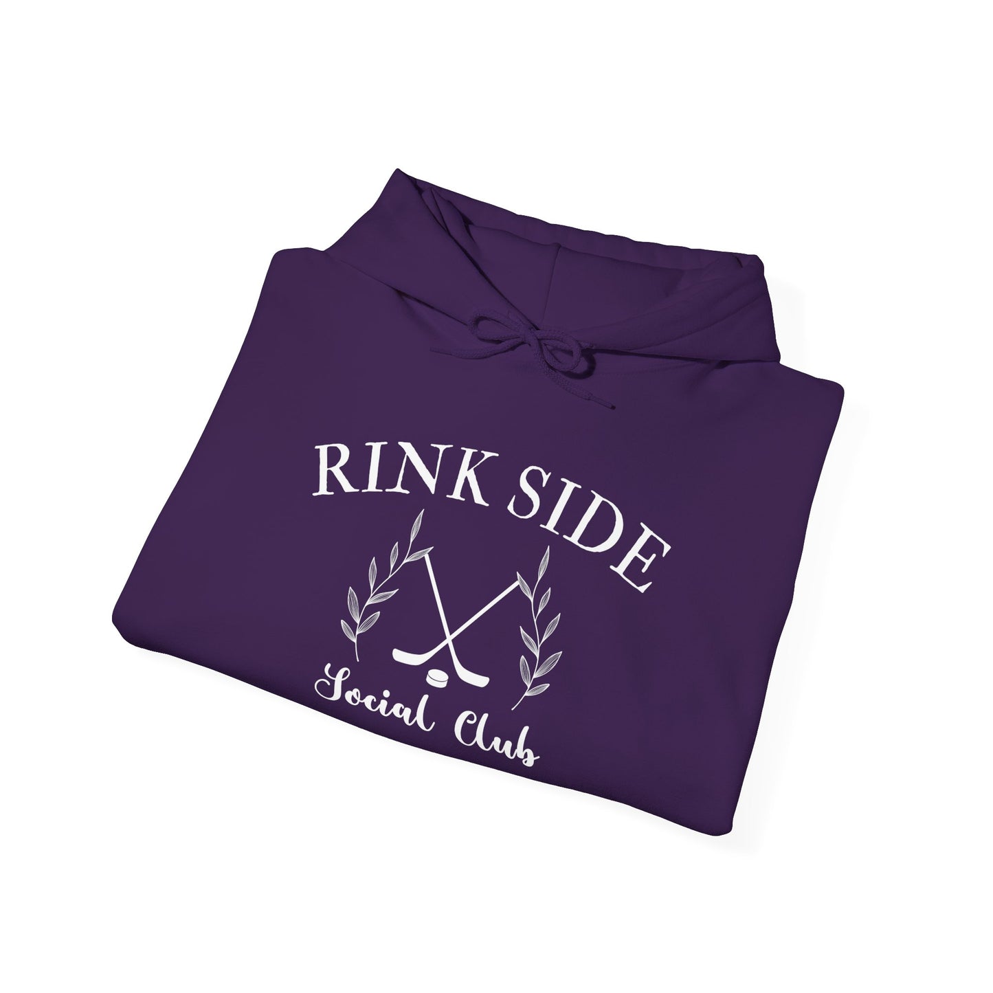 Rink Side Social Club Hoodie - Stylish Unisex Heavy Blend Sweatshirt for Hockey Lovers