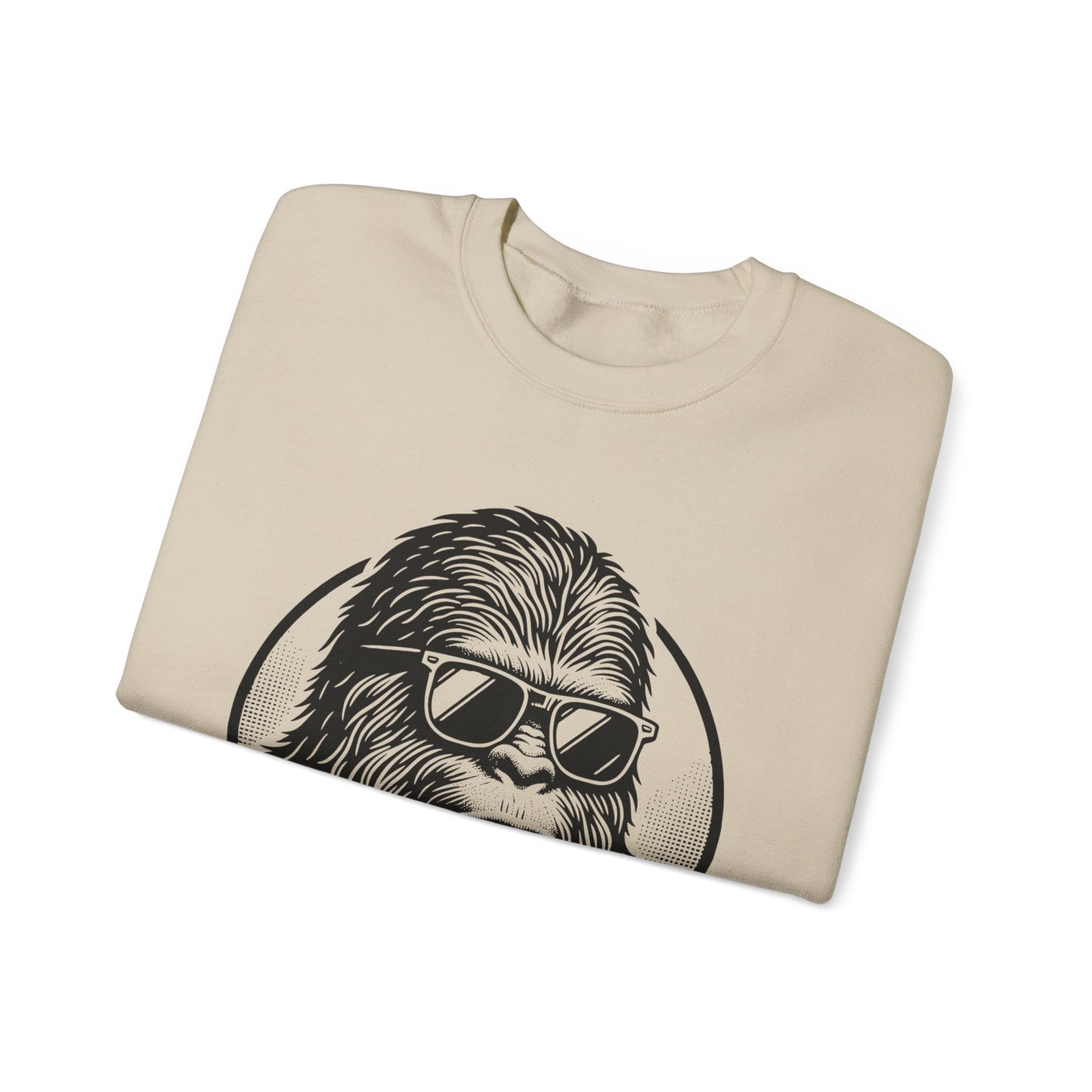 Chill Sasquatch Unisex Heavy Blend™ Crewneck Sweatshirt - Comfortable and Fun Design for Outdoor Enthusiasts