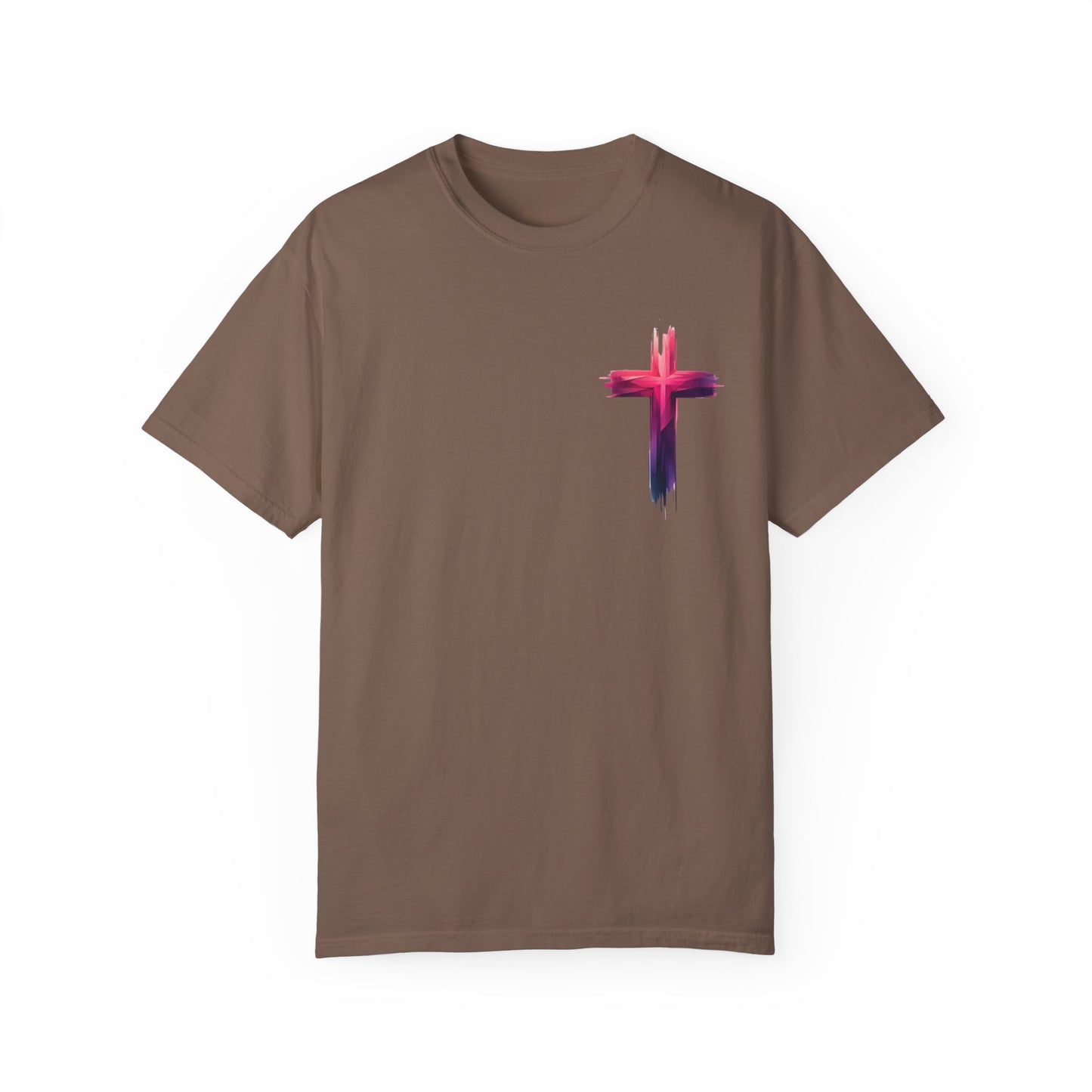 Vibrant Lion & Cross Unisex T-Shirt - Faith-Inspired Tees for Everyday Wear