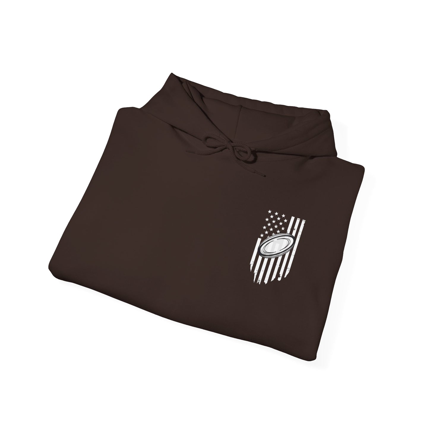 Rugby Mom Hoodie – Unisex Heavy Blend™ Sweatshirt with American Flag Design