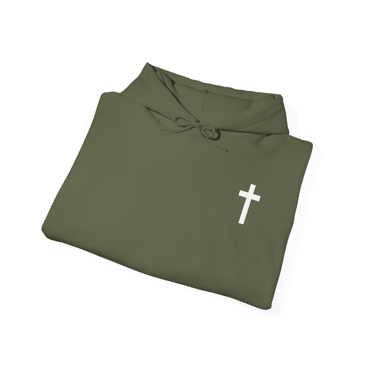 Faith Cross Unisex Heavy Blend™ Hooded Sweatshirt - Comfortable & Stylish for All Occasions