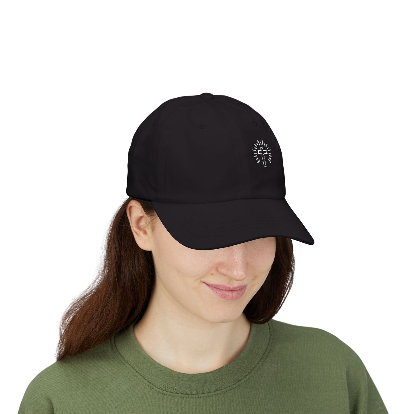 Inspirational Classic Cap with Cross Design