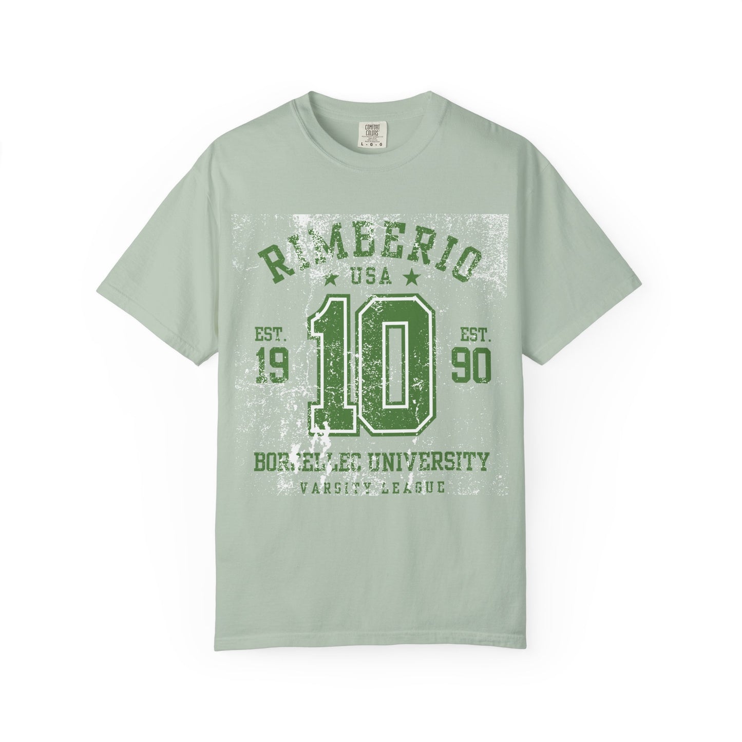 Vintage Varsity T-Shirt - RIMEERIO 10 BORELLEC UNIVERSITY Unisex