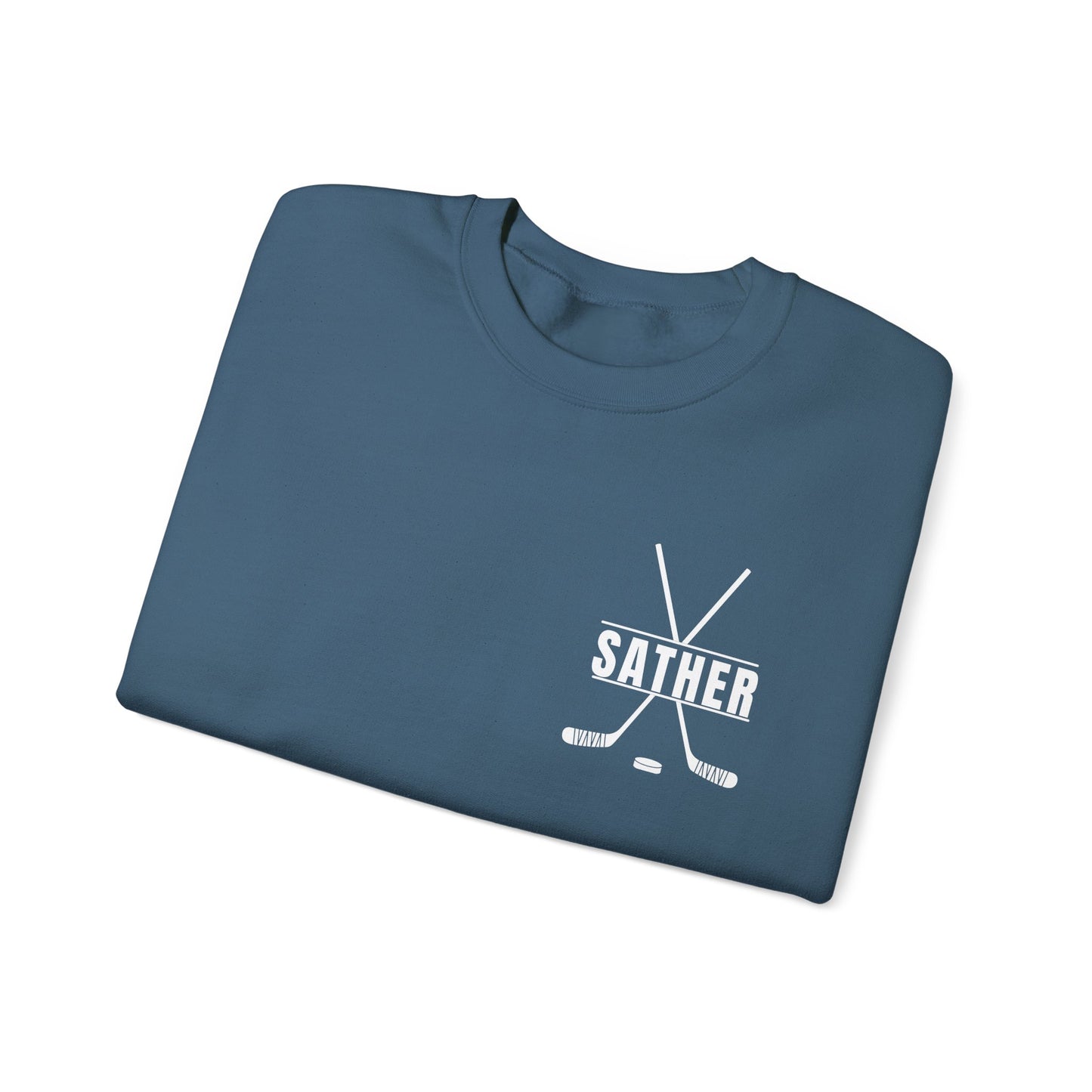 *** CUSTOM*** Unisex Heavy Blend™ Crewneck Sweatshirt - Hockey Rizz Up #47 Hockey Design