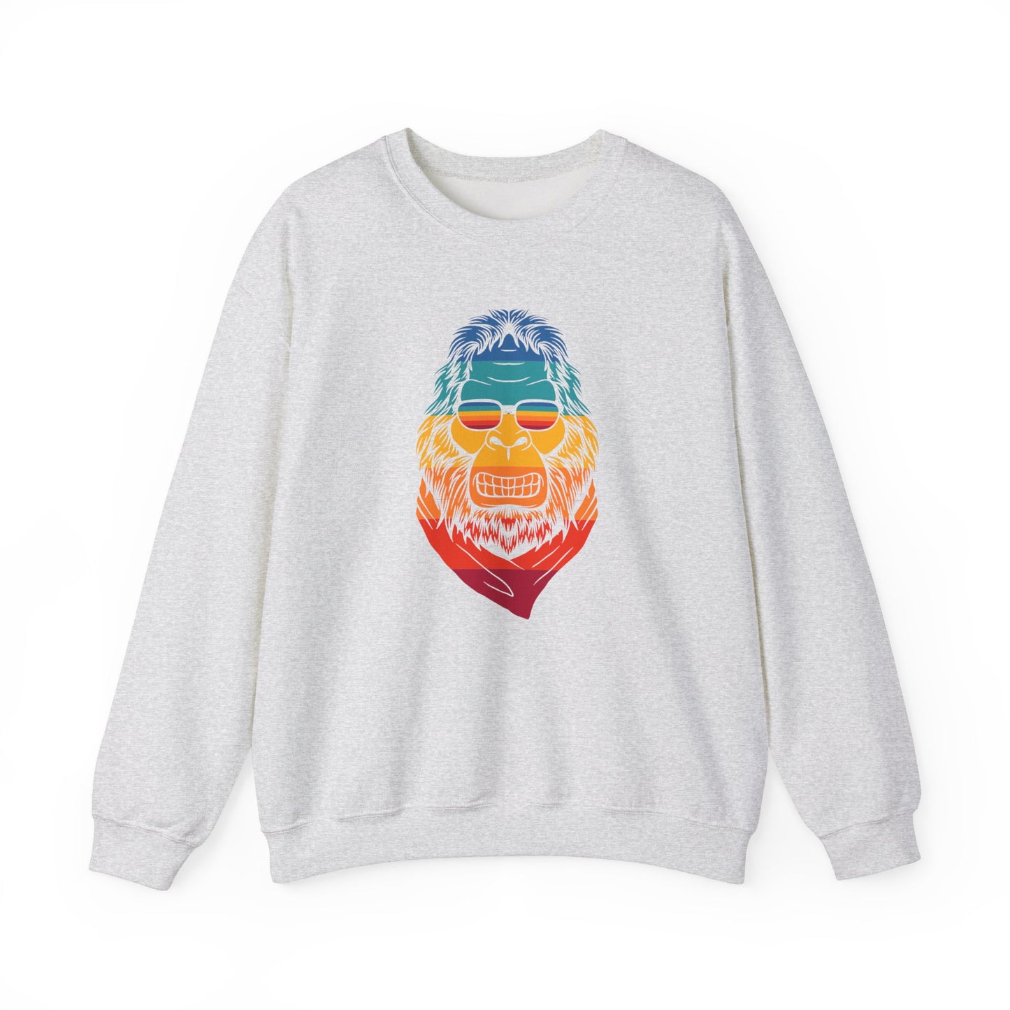 Chill Vibes Sunglass Gorilla Print Unisex Crewneck Sweatshirt