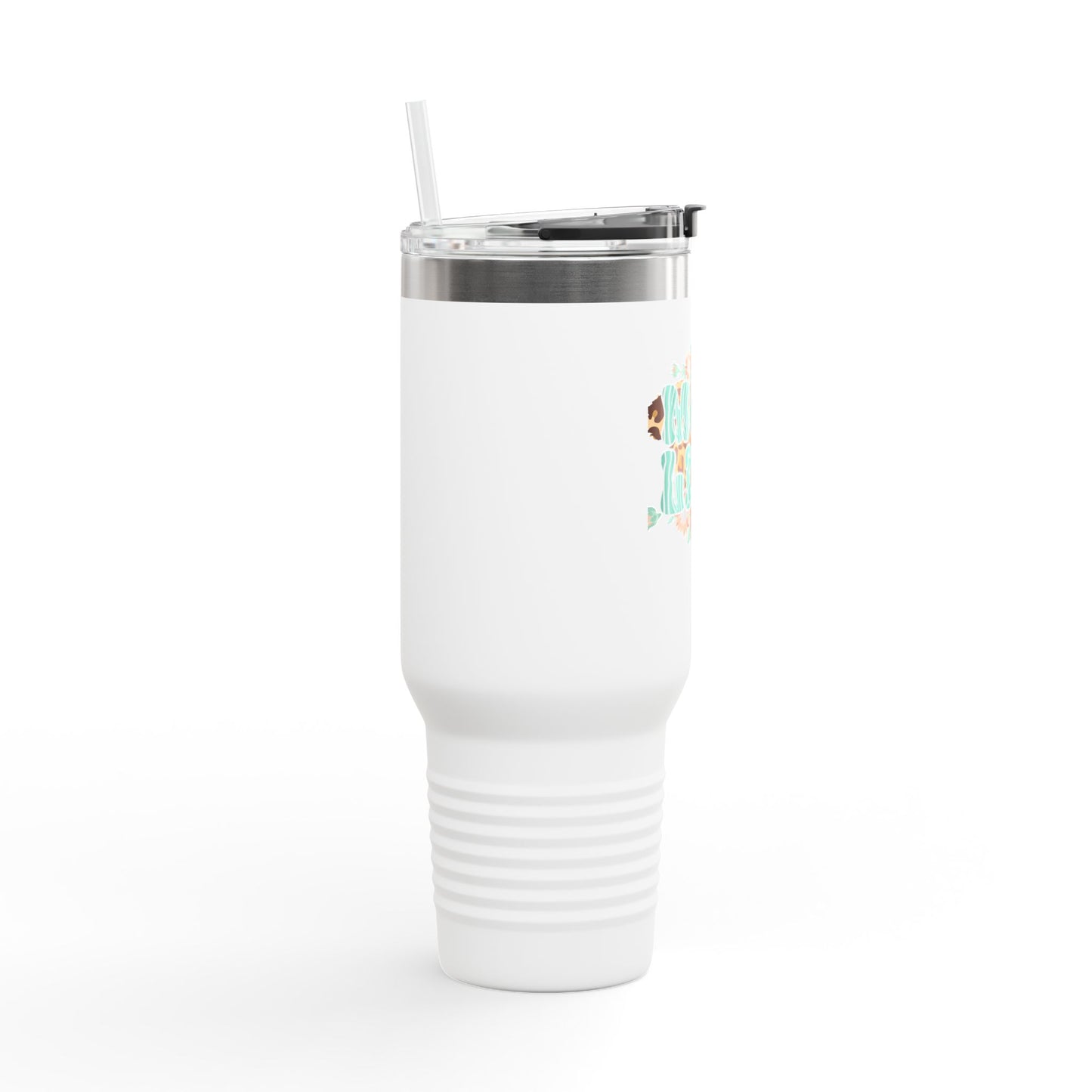 Floral Insulated Blessed MomTravel Mug - 40oz with Fun Travel Graphics