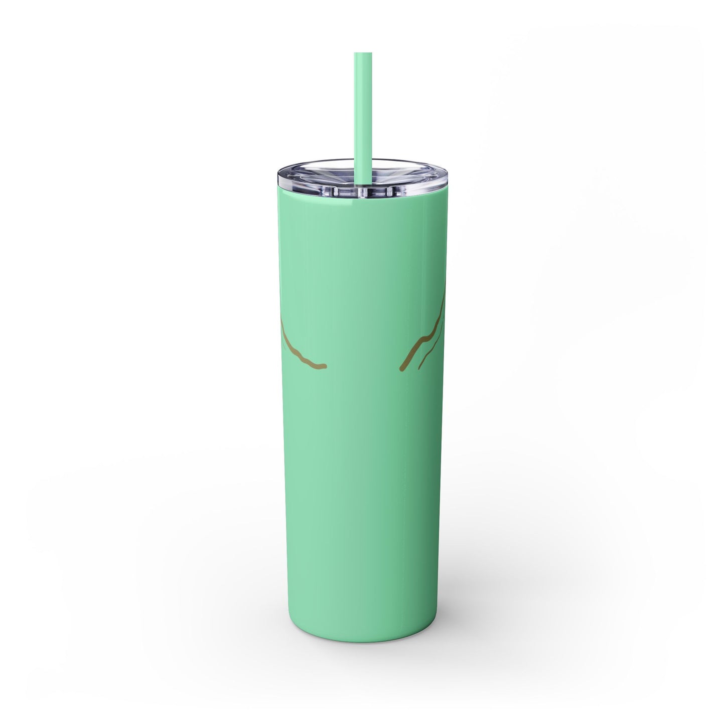 Adventure Awaits Skinny Tumbler with Straw - 20oz Hiking Design
