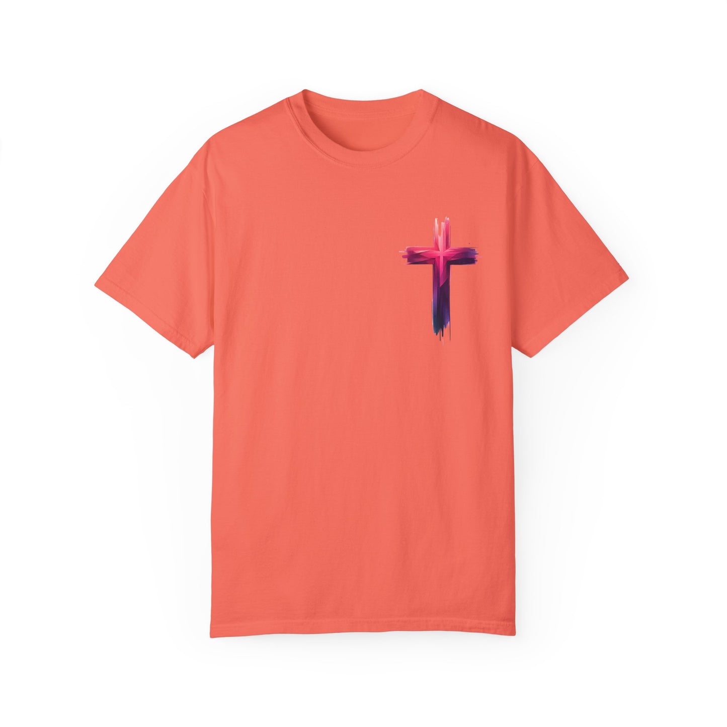 Vibrant Lion & Cross Unisex T-Shirt - Faith-Inspired Tees for Everyday Wear