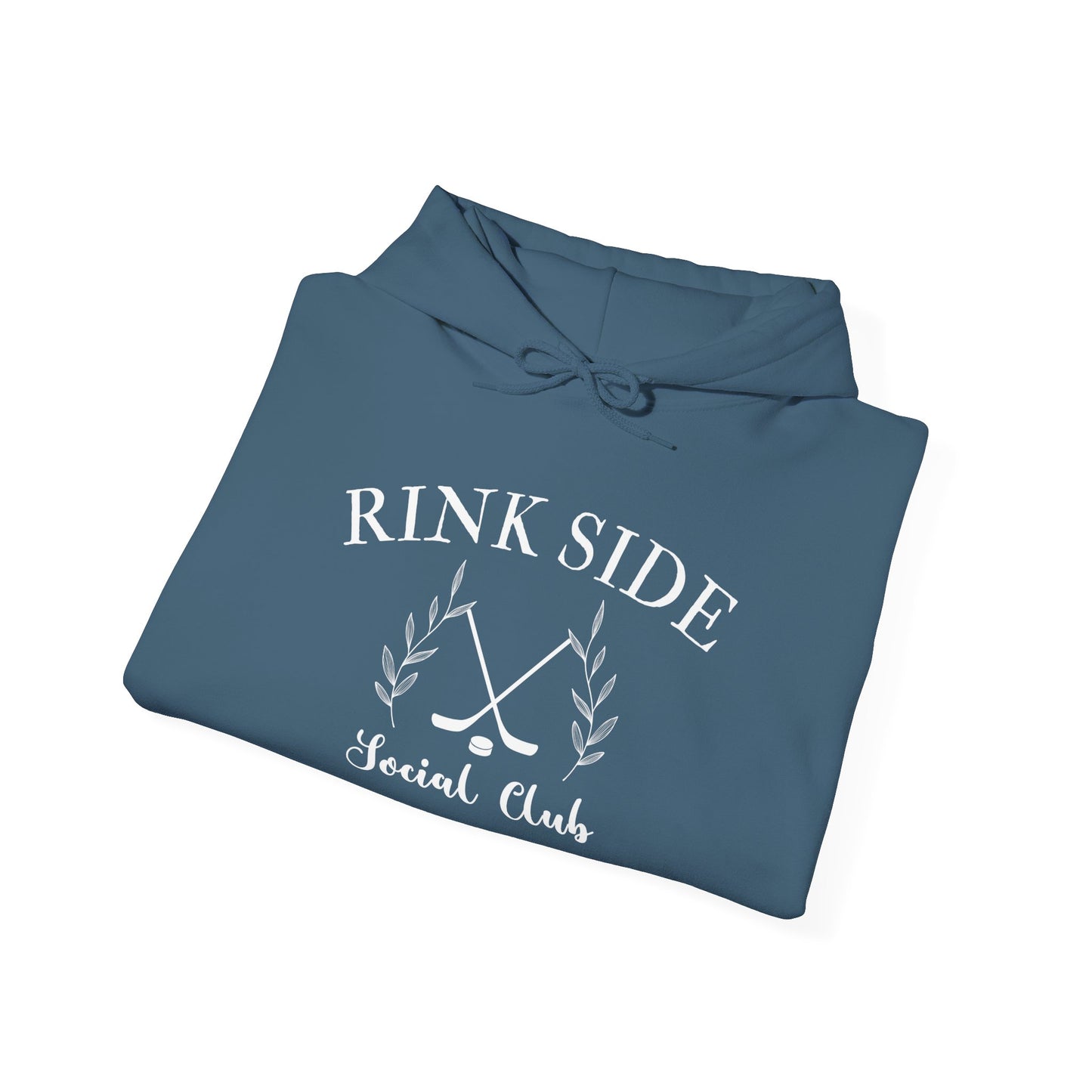 Rink Side Social Club Hoodie - Stylish Unisex Heavy Blend Sweatshirt for Hockey Lovers