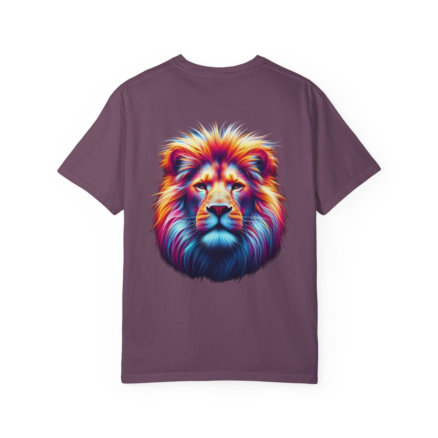 Vibrant Lion & Cross Unisex T-Shirt - Faith-Inspired Tees for Everyday Wear