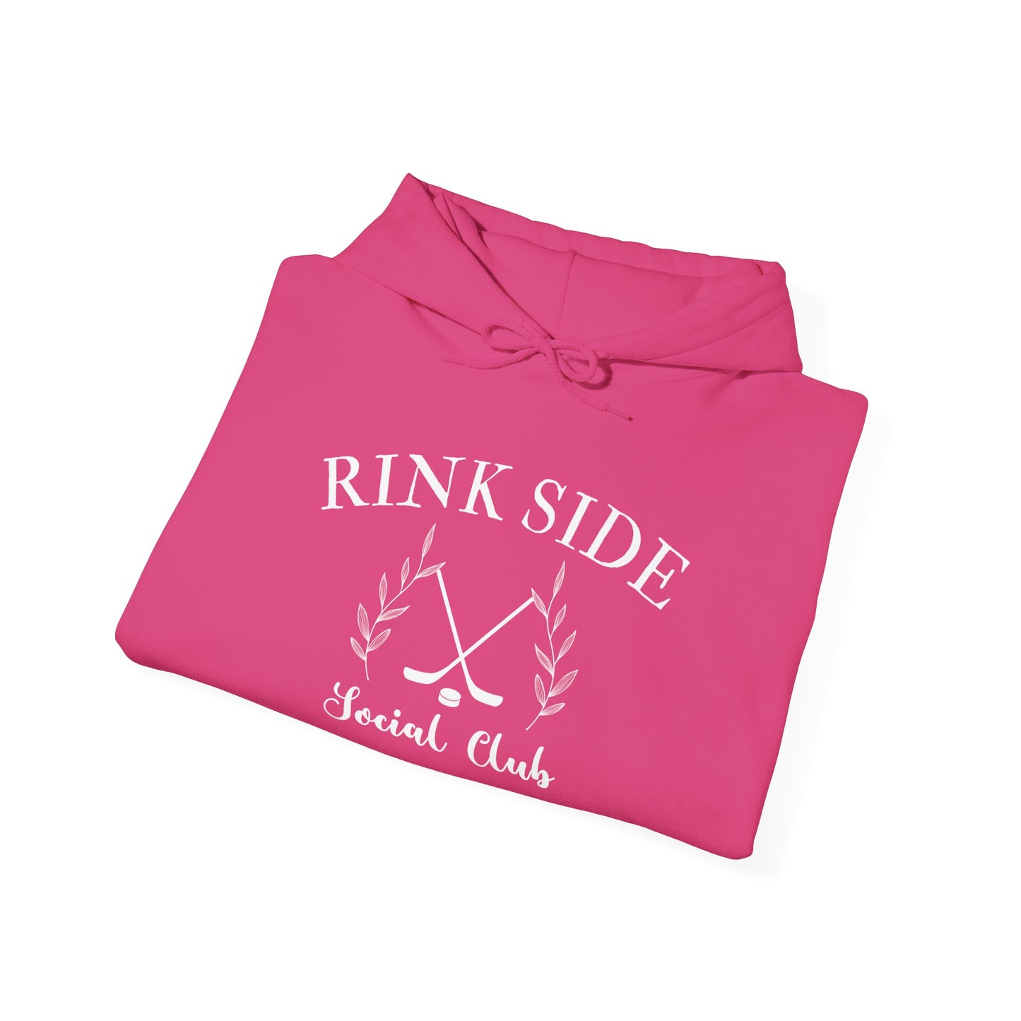 Rink Side Social Club Hoodie - Stylish Unisex Heavy Blend Sweatshirt for Hockey Lovers
