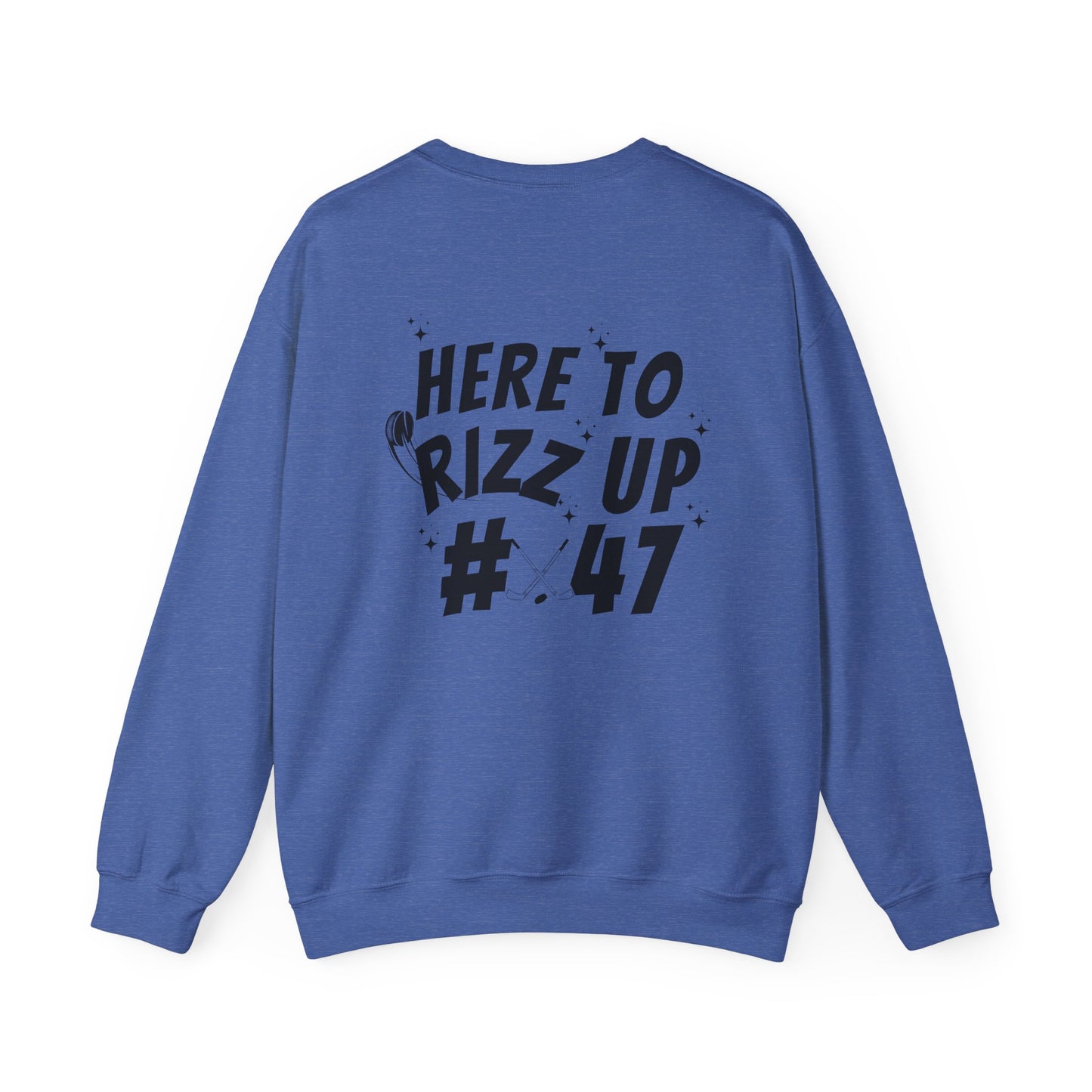 *** CUSTOM *** Unisex Heavy Blend™ Crewneck with Hockey Rizz Up Design