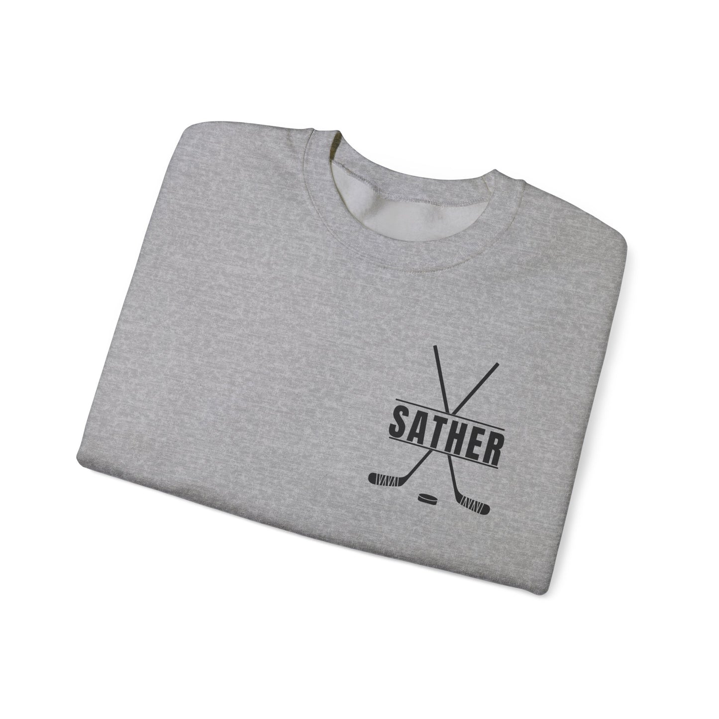 *** CUSTOM *** Unisex Heavy Blend™ Crewneck with Hockey Rizz Up Design