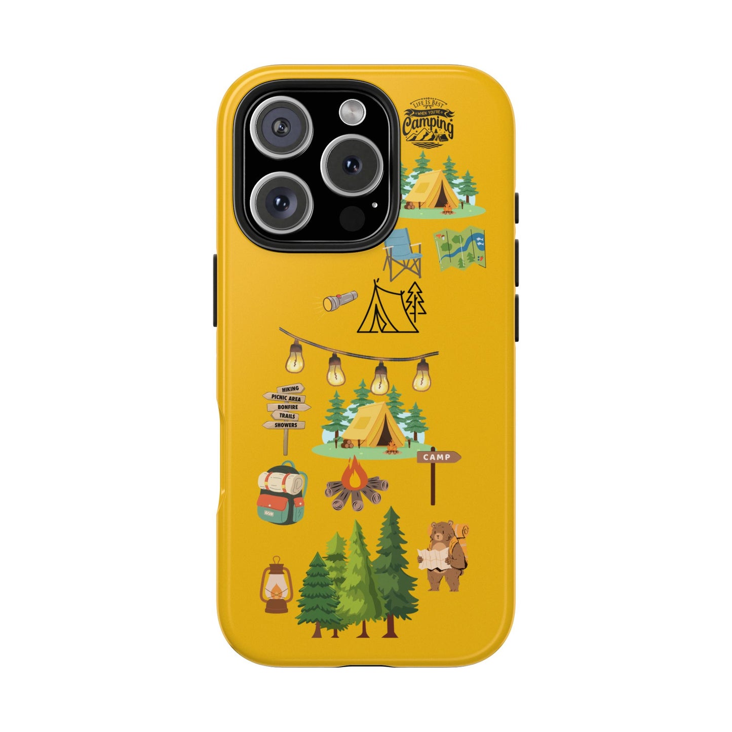 Adventure Vibe Tough Phone Case with Nature Designs