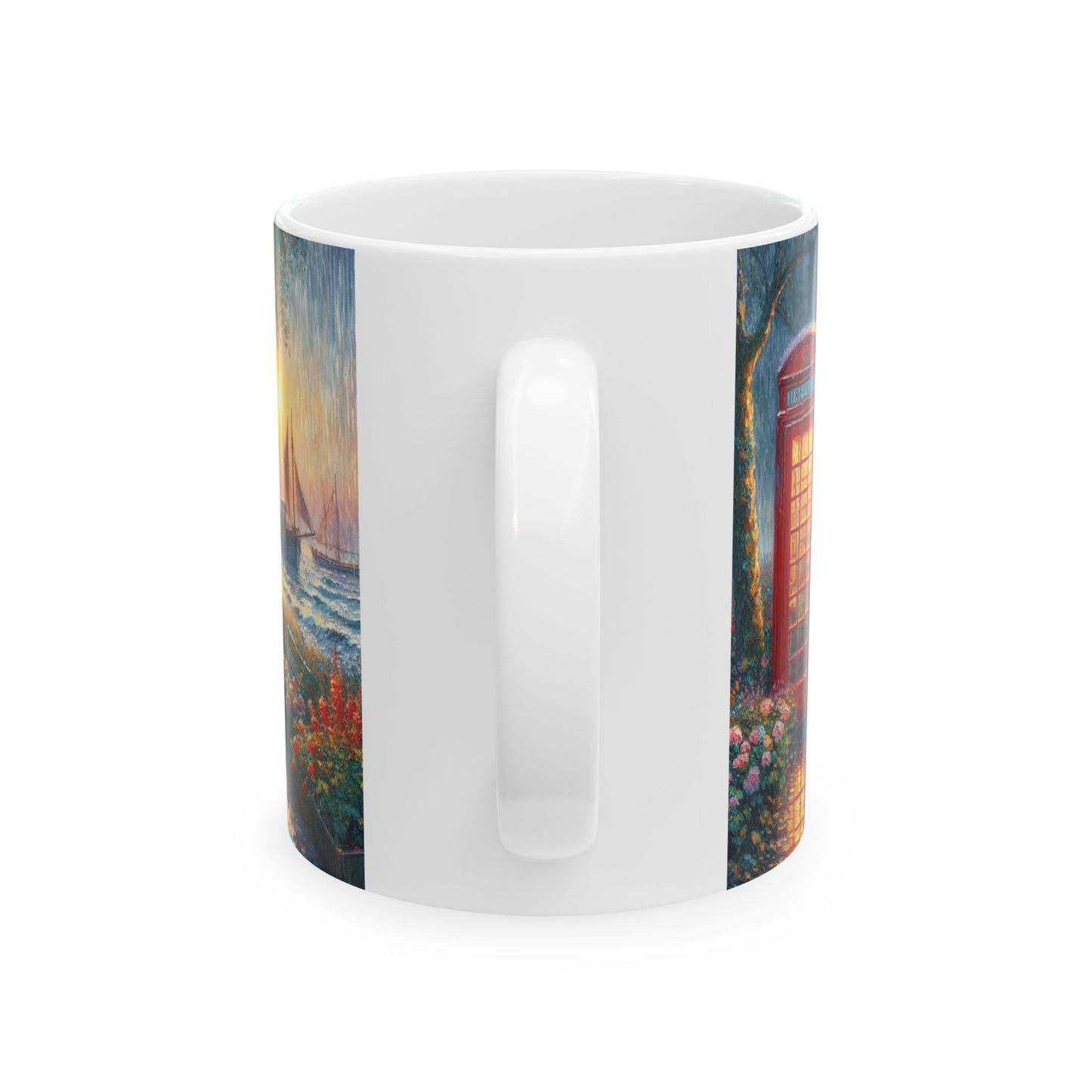 Charming Ceramic Mug with Scenic Artwork | Perfect Gift for Any Occasion