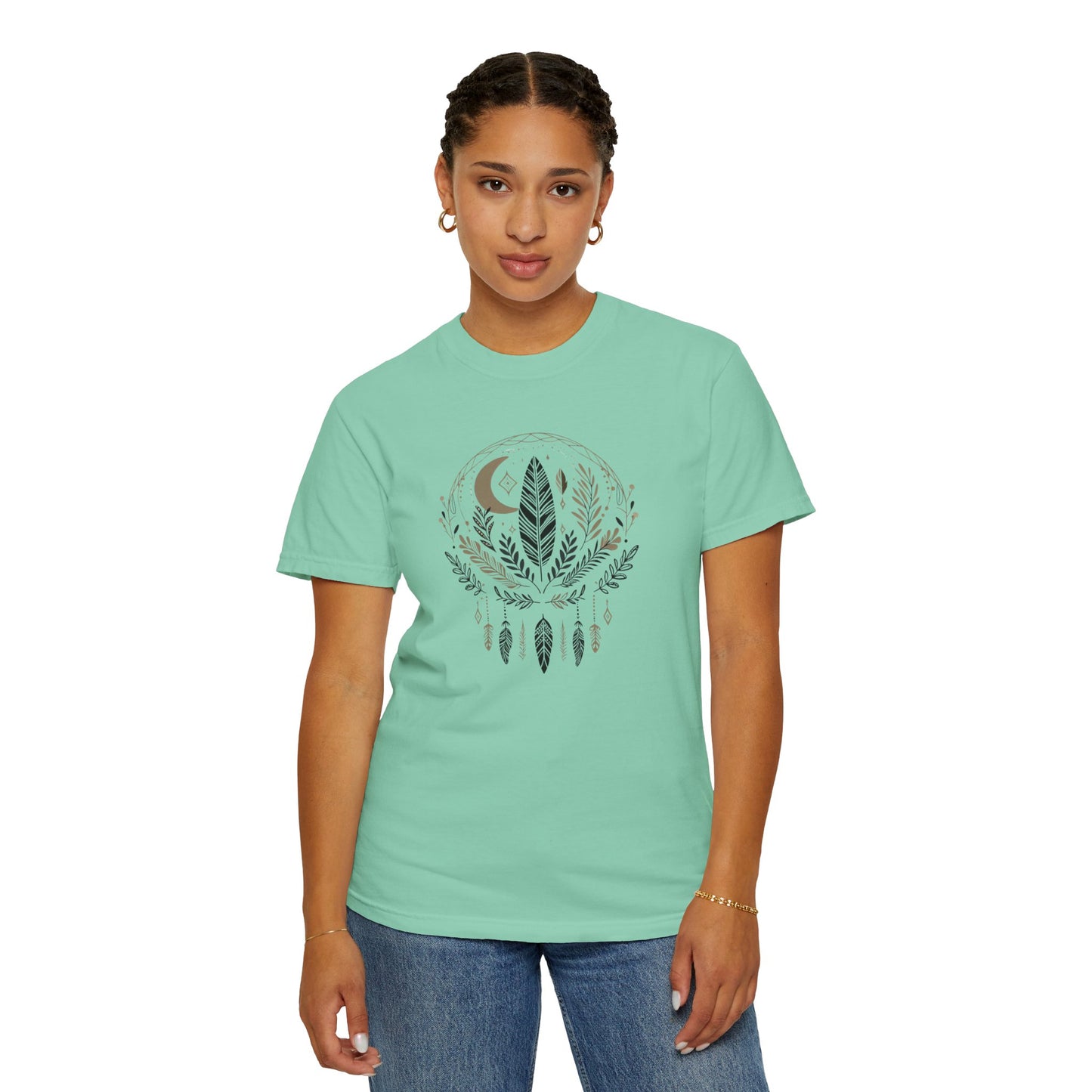 Bohemian Dreamcatcher T-Shirt - Unisex Garment-Dyed Tee