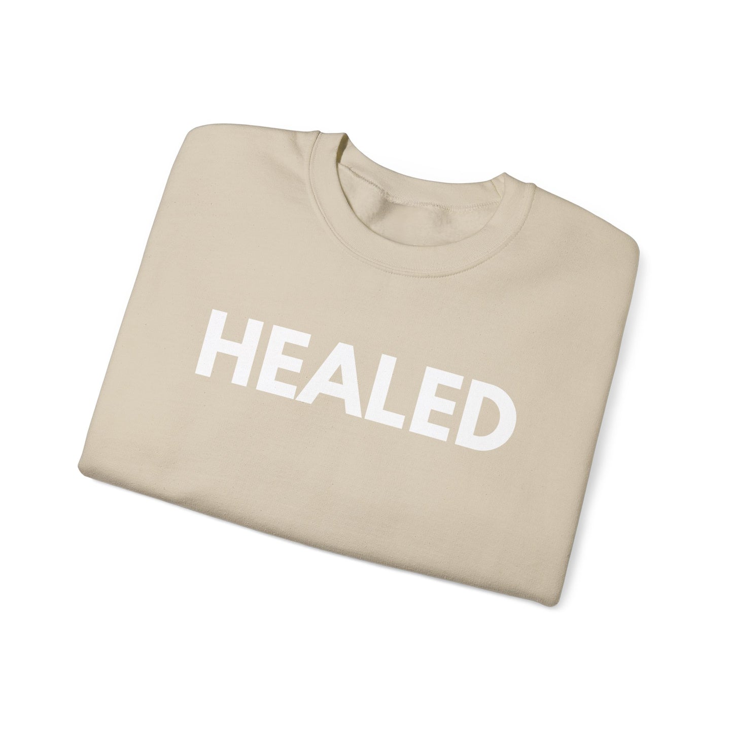 Healed Godly Unisex Heavy Blend™ Crewneck Sweatshirt - Perfect for Wellness and Self-Care