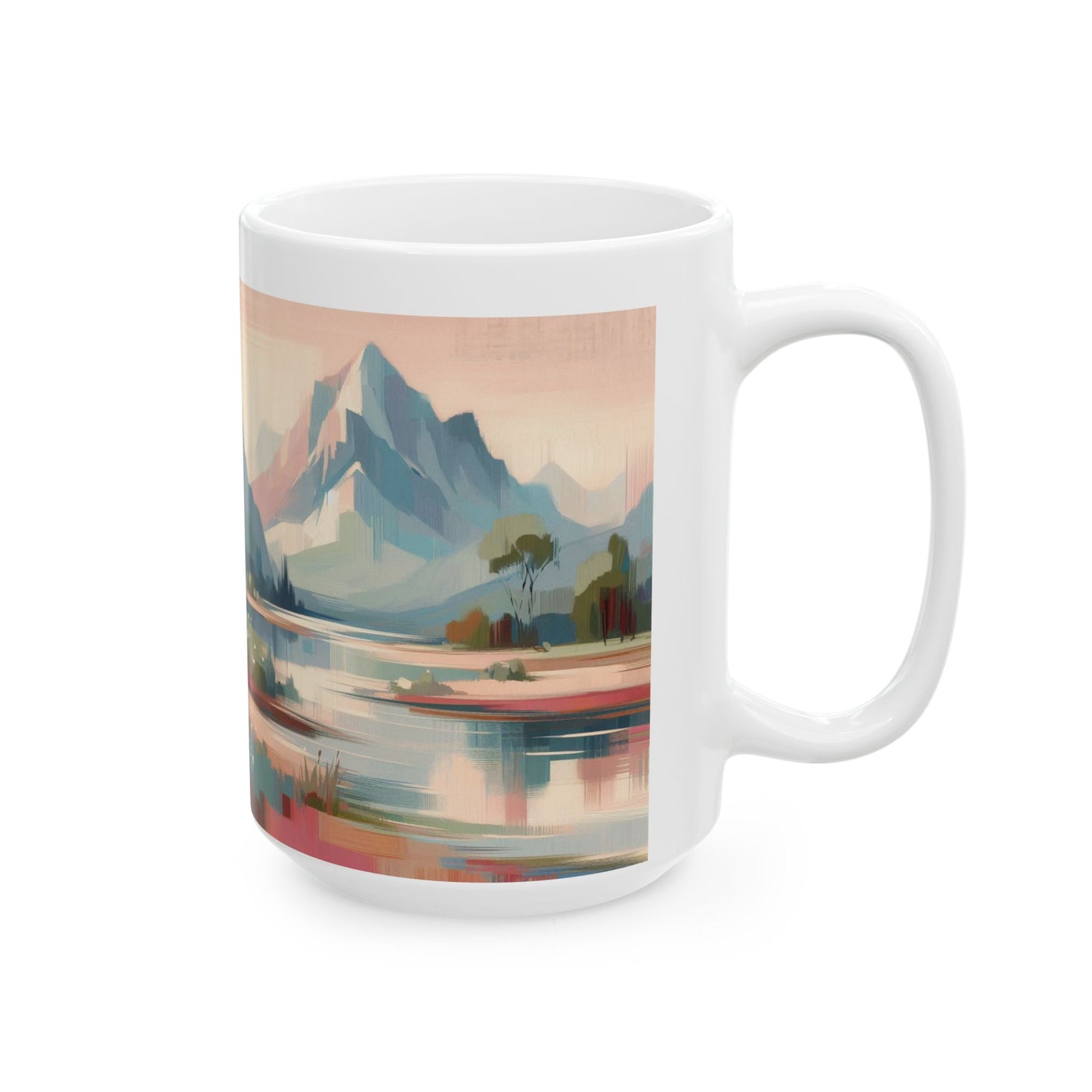 Serene Landscape Ceramic Mug - Perfect for Nature Lovers