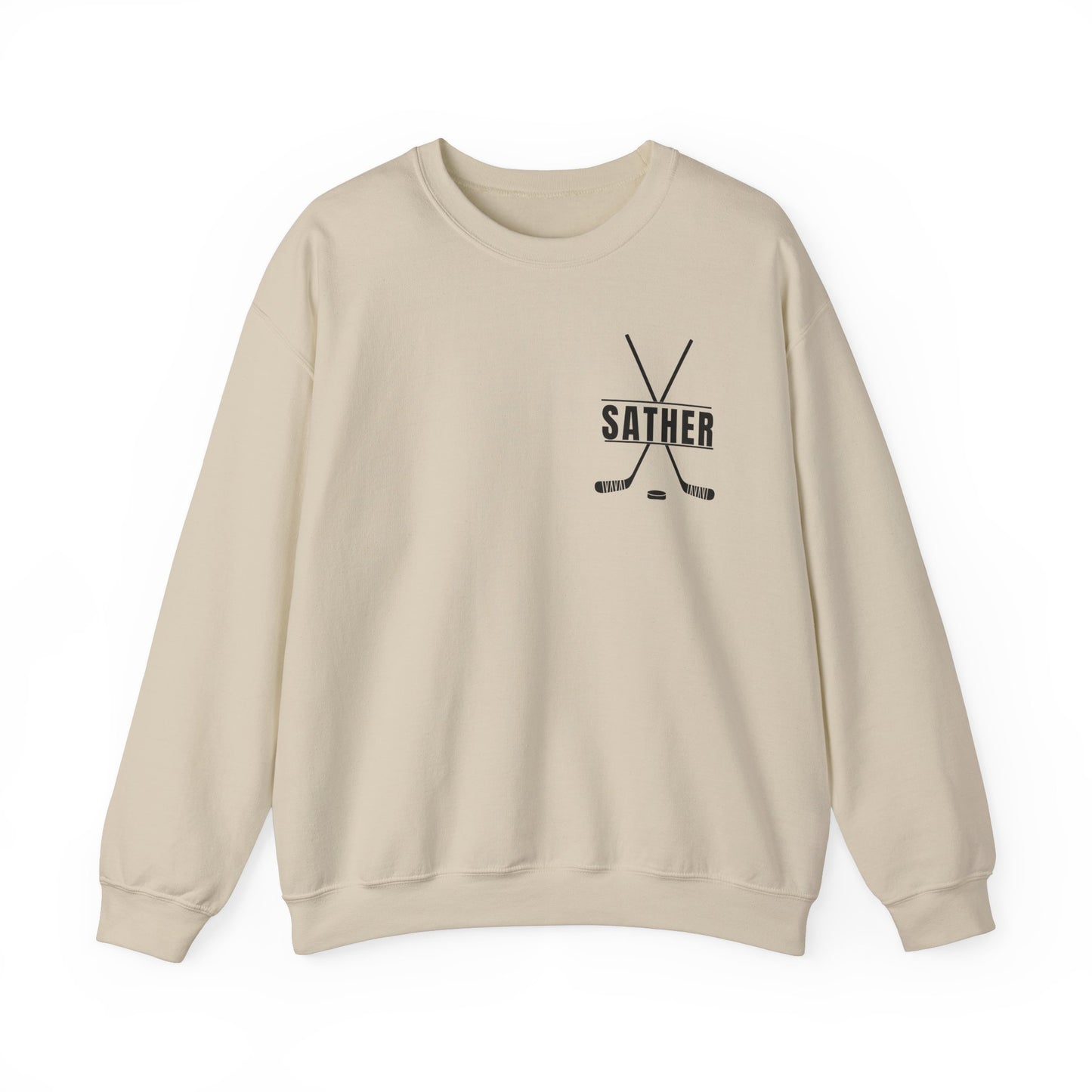 *** CUSTOM *** Unisex Heavy Blend™ Crewneck with Hockey Rizz Up Design