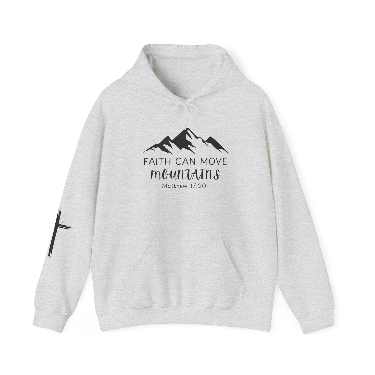 Faith Can Move Mountains Hoodie | Inspirational Unisex Sweatshirt
