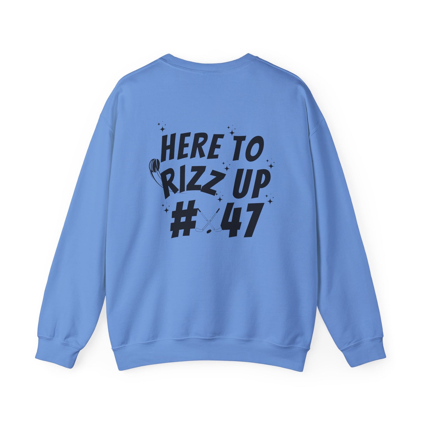 *** CUSTOM *** Unisex Heavy Blend™ Crewneck with Hockey Rizz Up Design