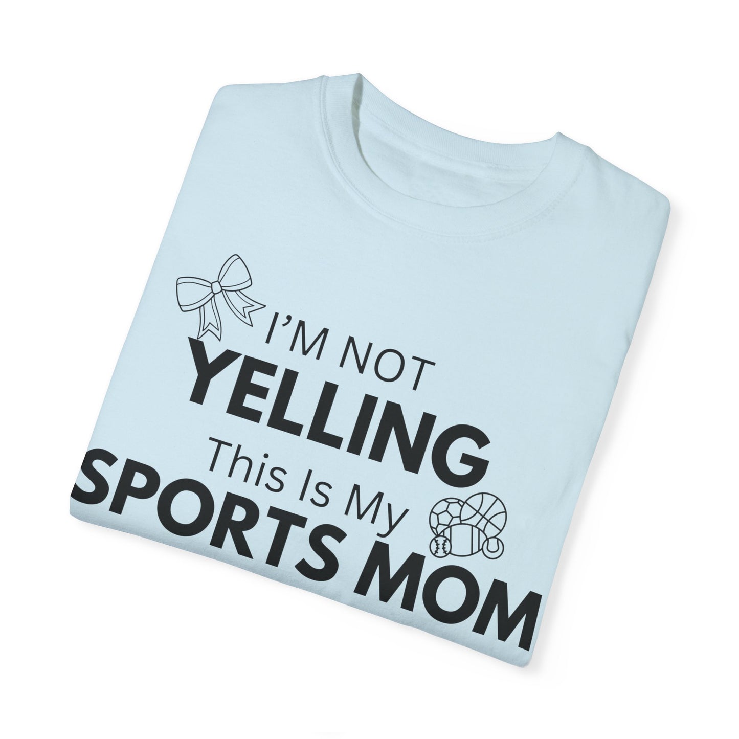 Sports Mom Voice T-Shirt - Unisex Garment-Dyed Tee for Active Moms