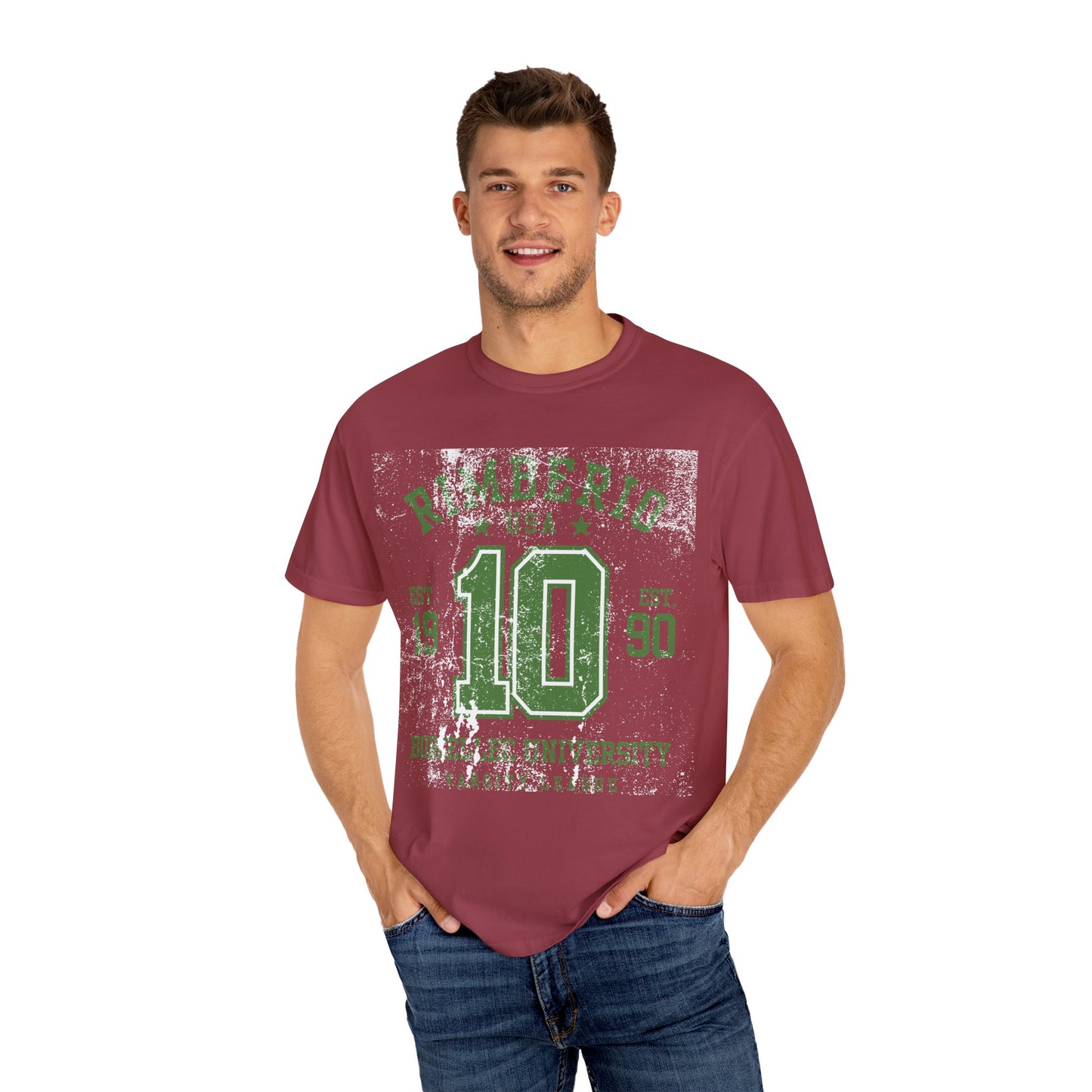 Vintage Varsity T-Shirt - RIMEERIO 10 BORELLEC UNIVERSITY Unisex