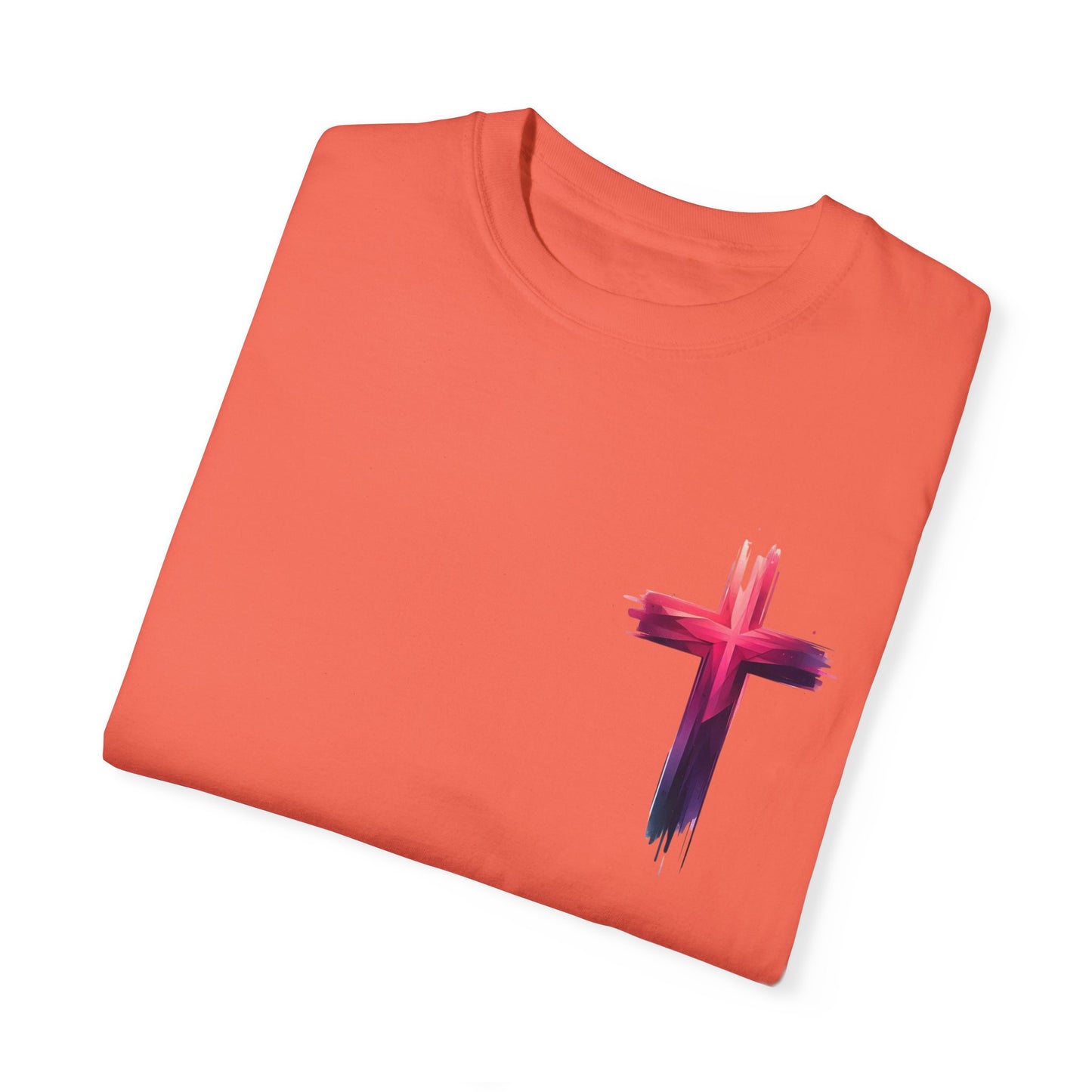 Vibrant Lion & Cross Unisex T-Shirt - Faith-Inspired Tees for Everyday Wear