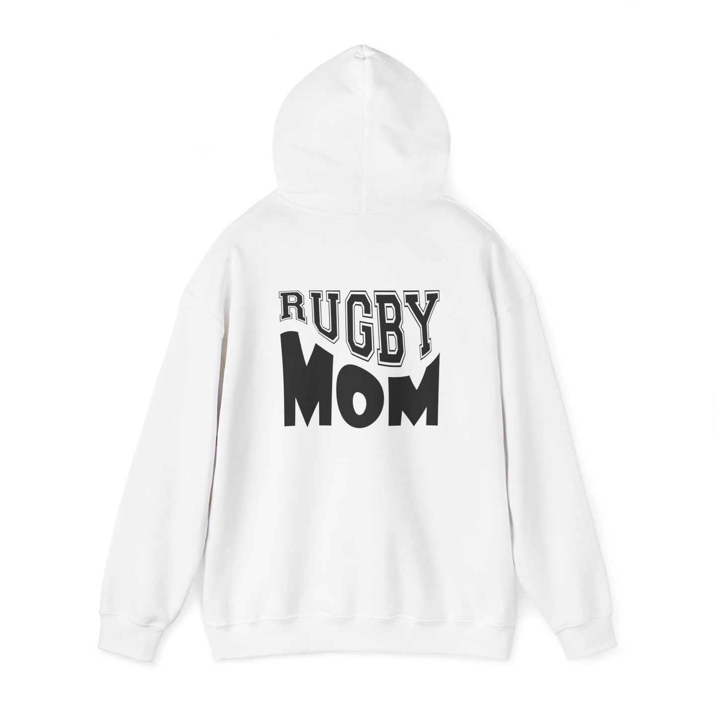 **CUSTOM**** Rugby Mom Unisex Heavy Blend Hooded Sweatshirt - Cozy and Stylish