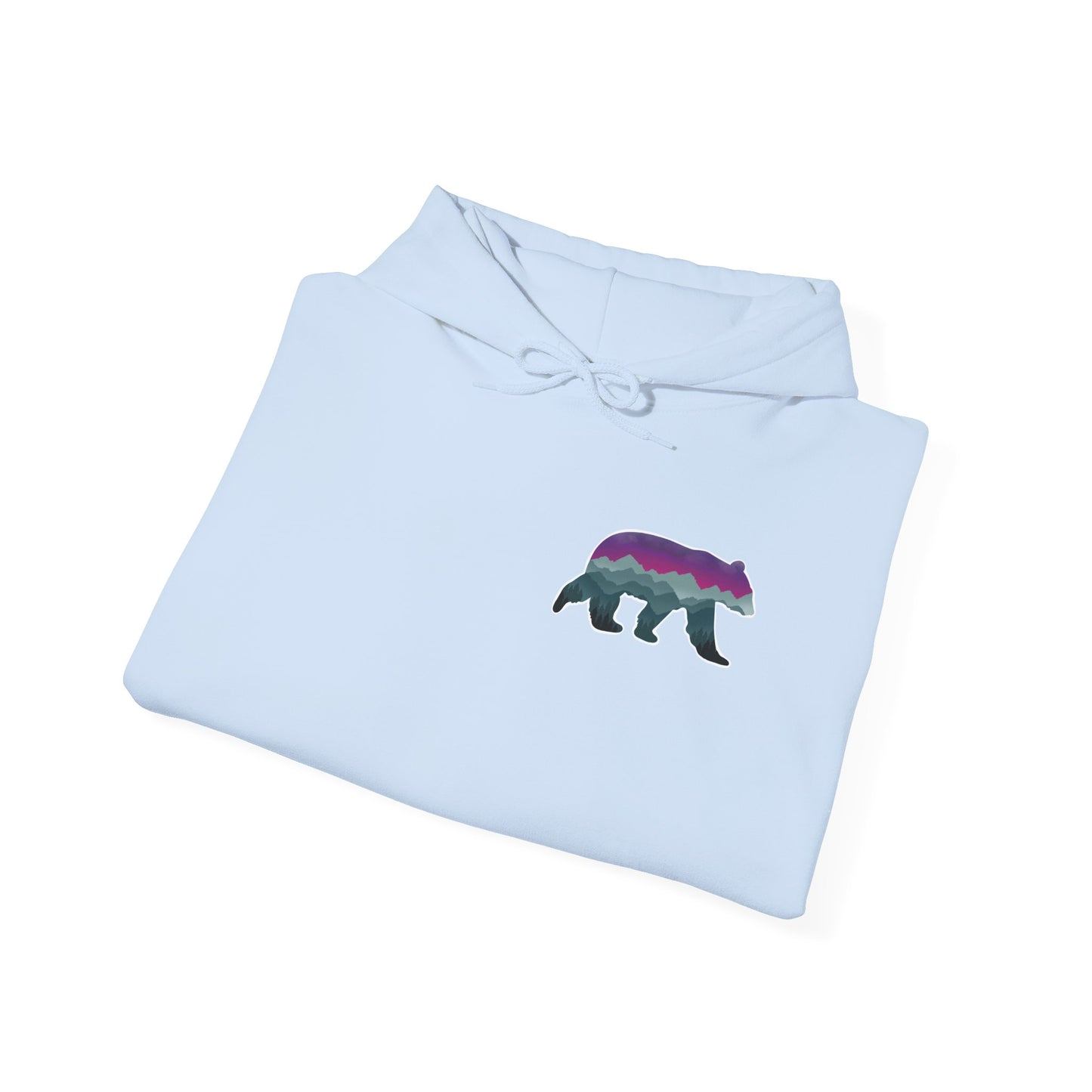 Cozy Bear Graphic Hoodie - Unisex Heavy Blend™ Sweatshirt