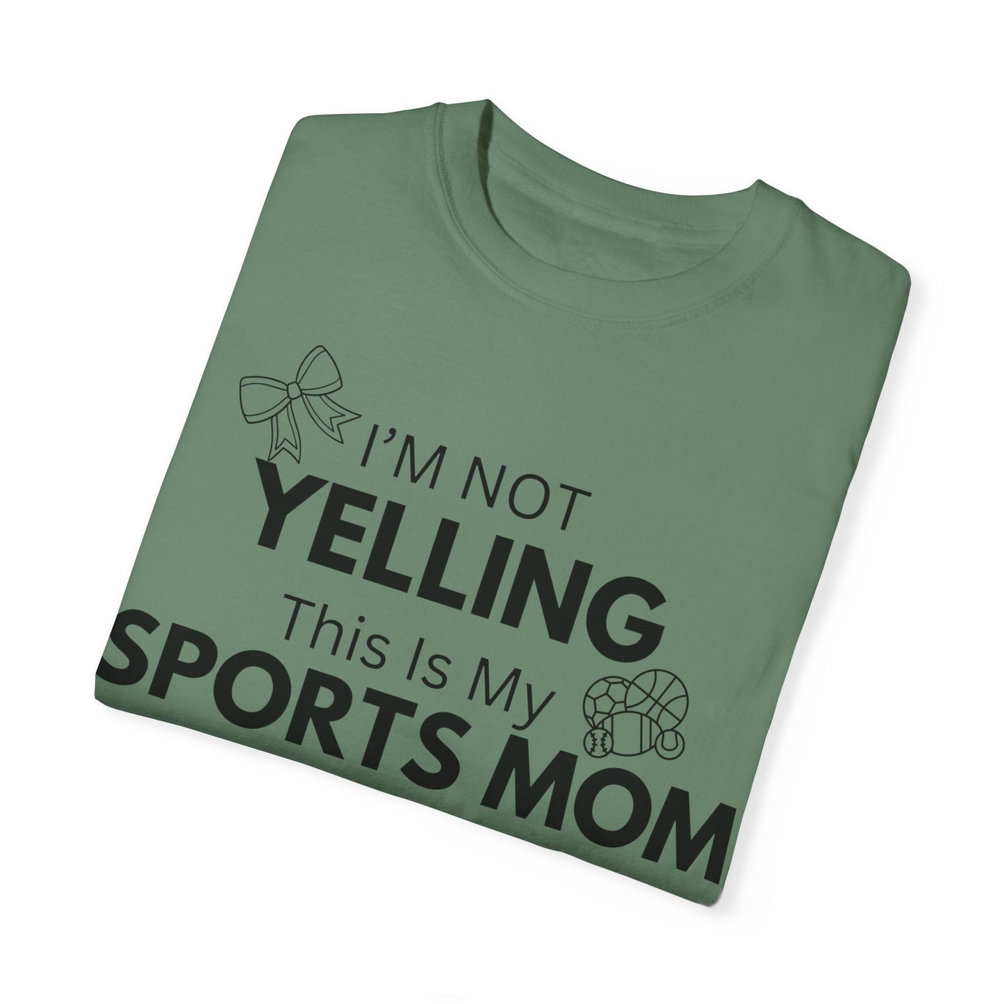 Sports Mom Voice T-Shirt - Unisex Garment-Dyed Tee for Active Moms