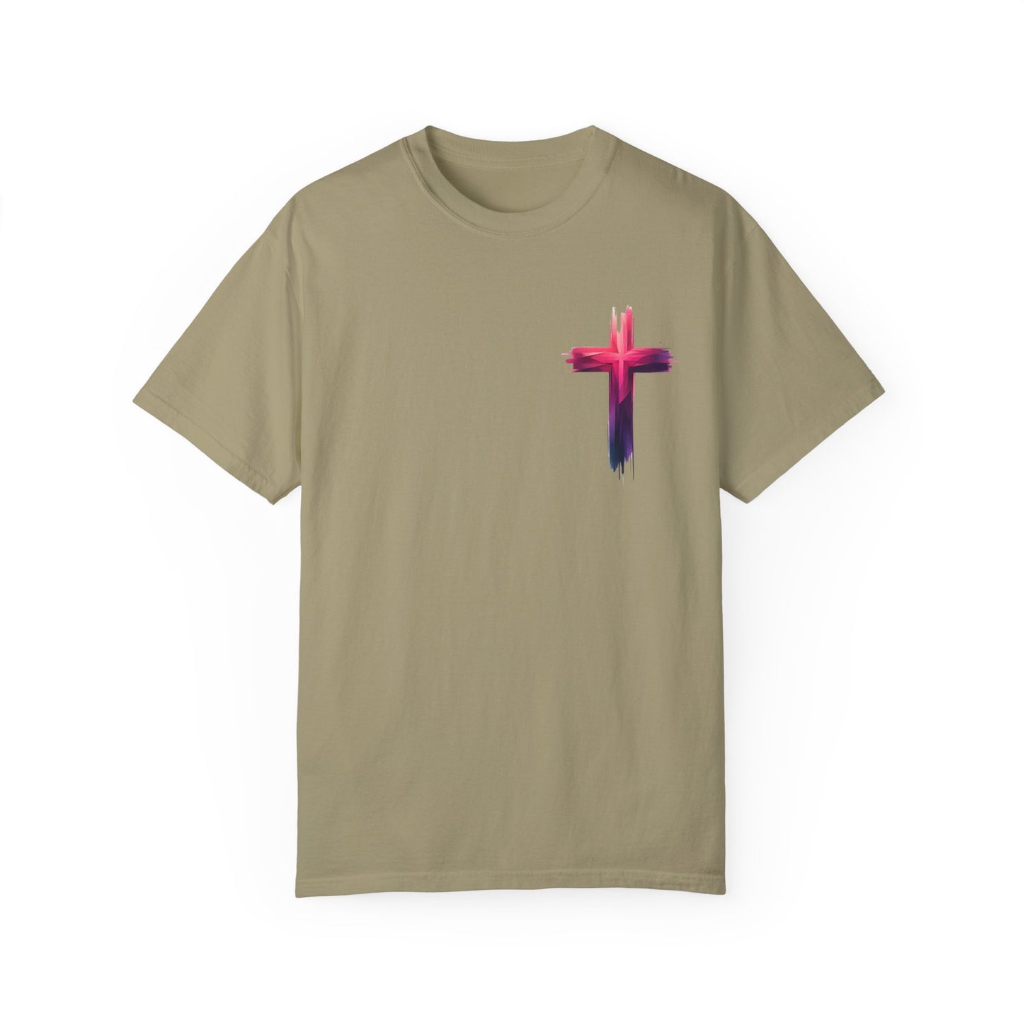 Vibrant Lion & Cross Unisex T-Shirt - Faith-Inspired Tees for Everyday Wear