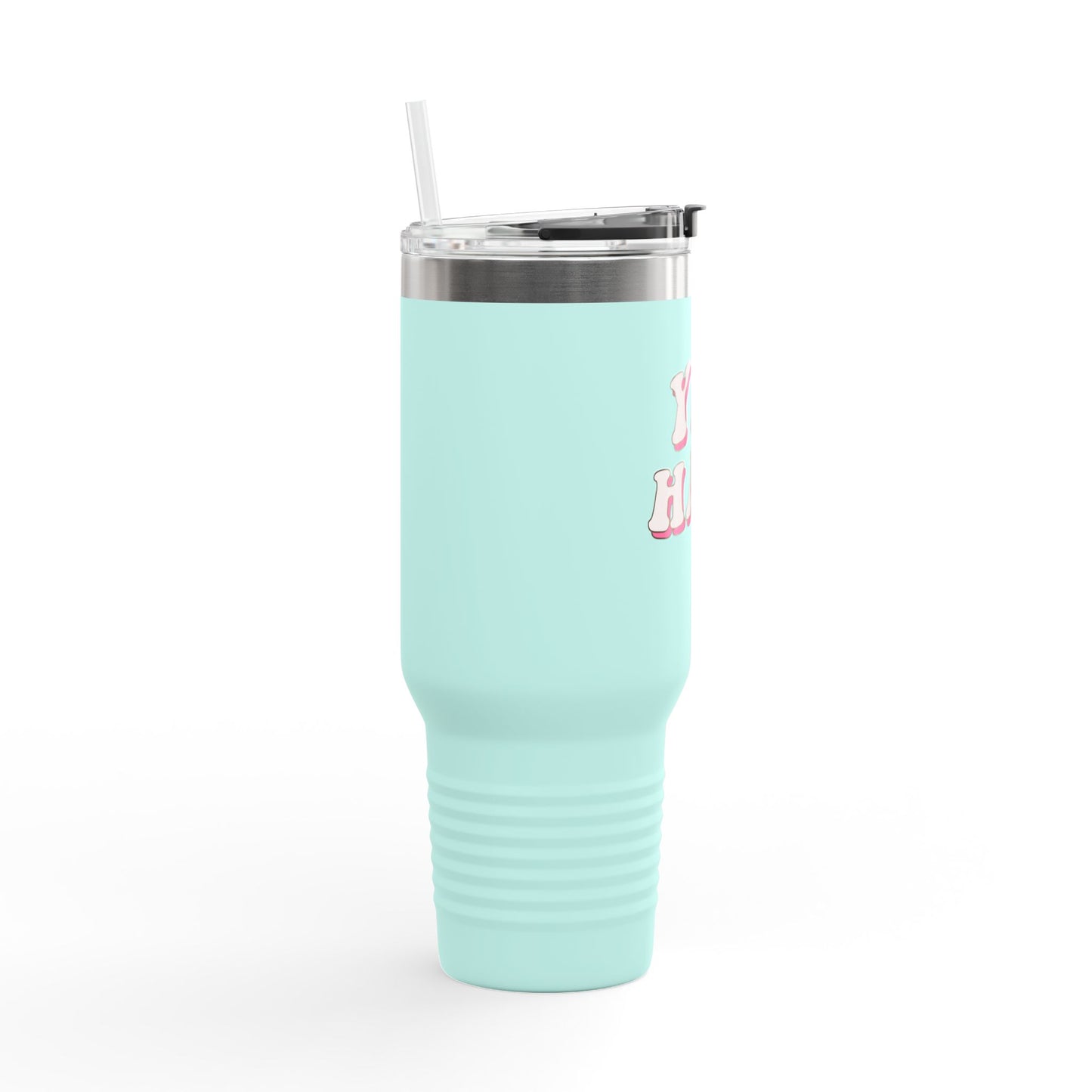 Yee Haw Insulated Travel Mug - 40oz Adventure Drinkware for Outdoor Enthusiasts