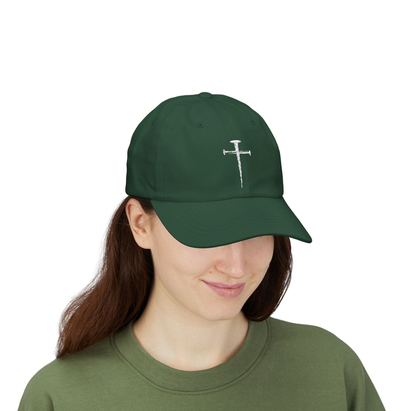Classic Dad Cap with Cross Design - Casual Streetwear Hat for Everyday Style