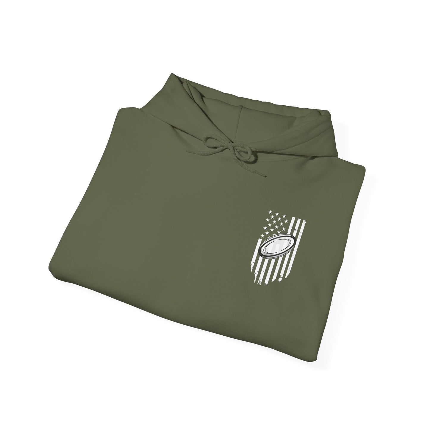 Rugby Mom Hoodie – Unisex Heavy Blend™ Sweatshirt with American Flag Design