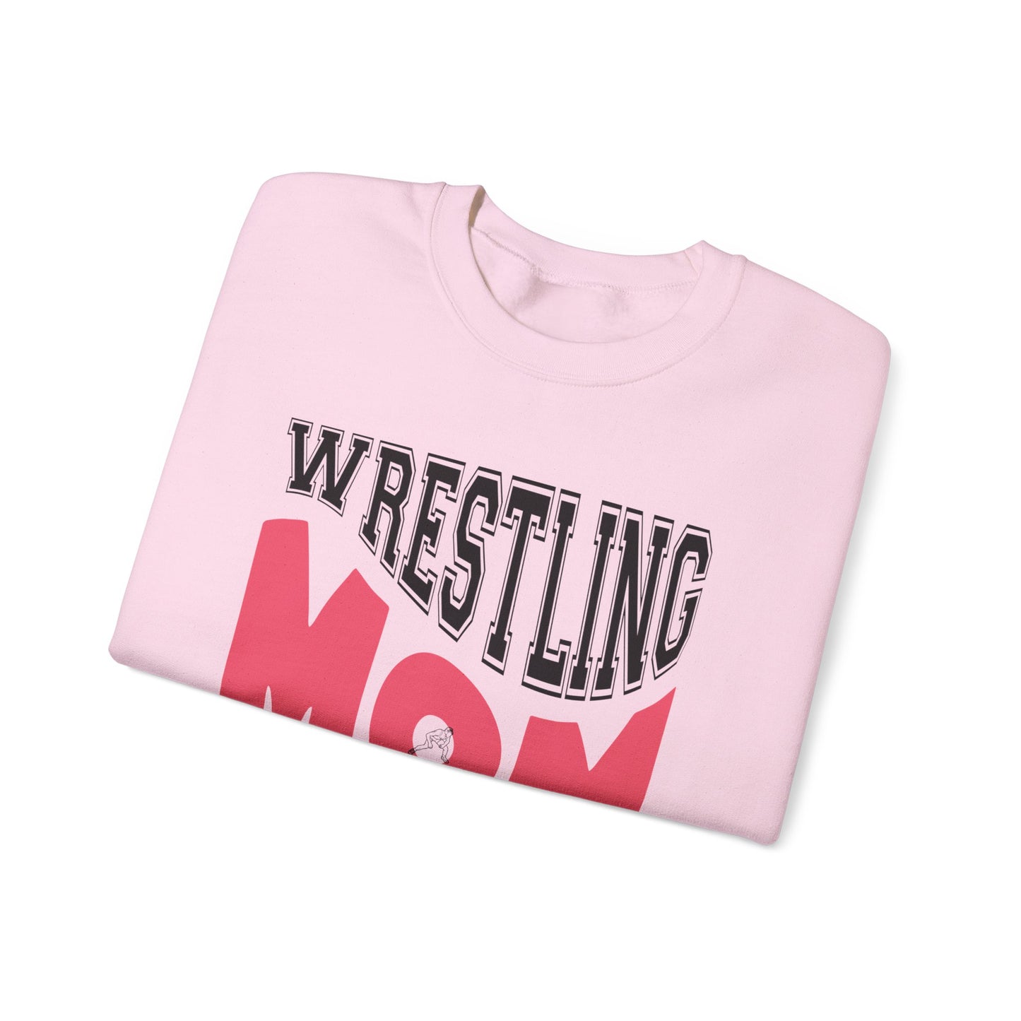 Wrestling Mom Sweatshirt - Unisex Heavy Blend Crewneck - Perfect Gift for Moms