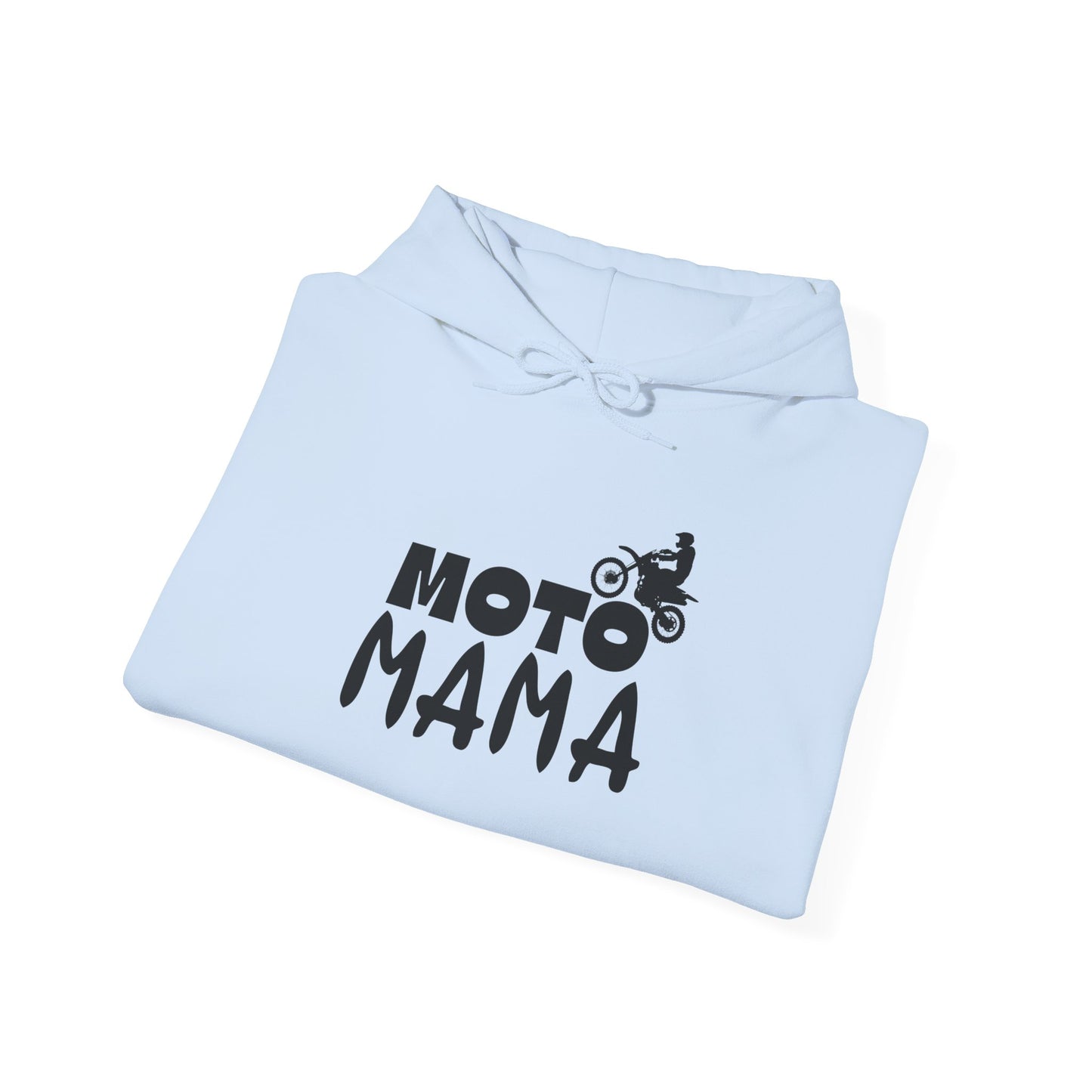 Moto Mama Hoodie | Unisex Heavy Blend Sweatshirt | Perfect for Motorcycle Enthusiasts