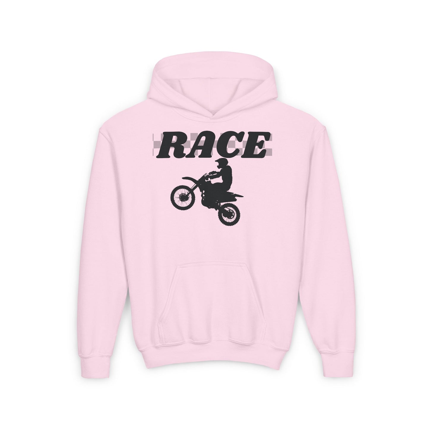 Youth Race Motocross Hoodie - Perfect for Young Riders & Racing Fans