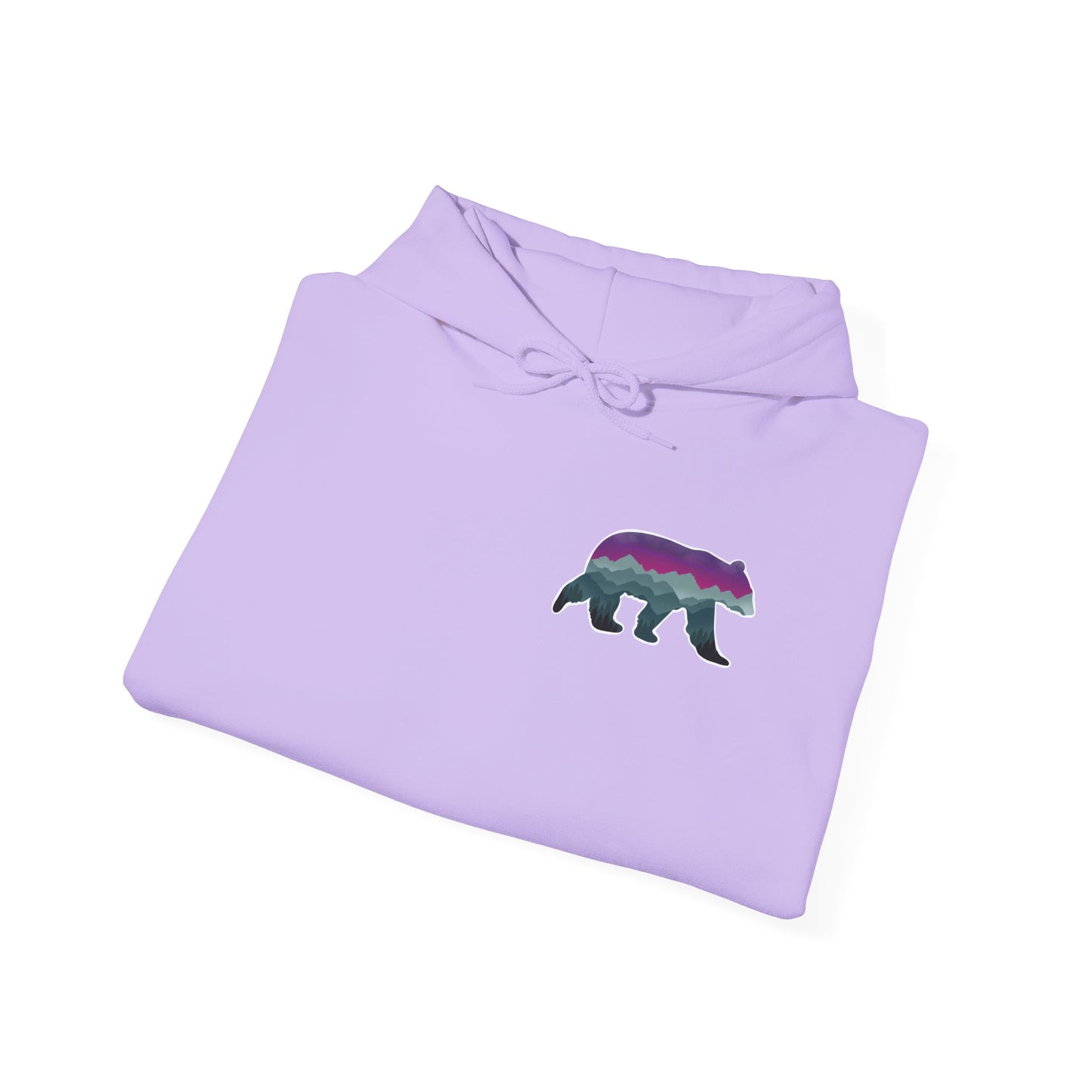 Cozy Bear Graphic Hoodie - Unisex Heavy Blend™ Sweatshirt