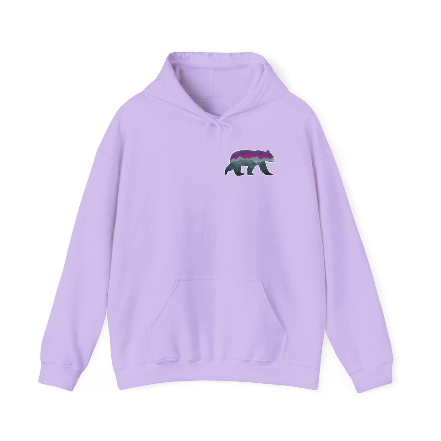 Cozy Bear Graphic Hoodie - Unisex Heavy Blend™ Sweatshirt