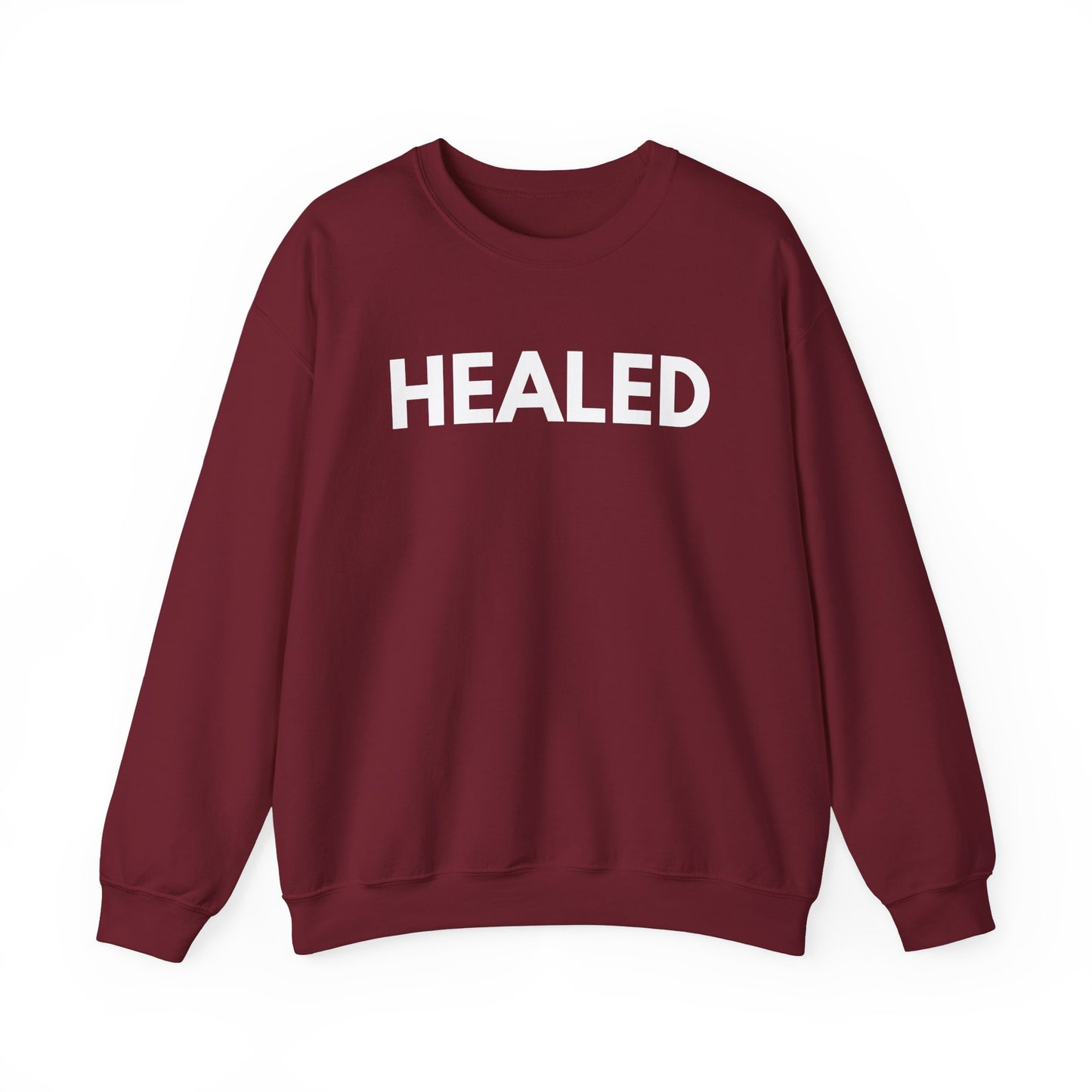 Healed Godly Unisex Heavy Blend™ Crewneck Sweatshirt - Perfect for Wellness and Self-Care