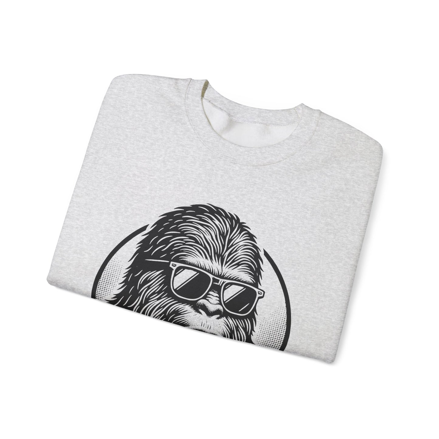 Chill Sasquatch Unisex Heavy Blend™ Crewneck Sweatshirt - Comfortable and Fun Design for Outdoor Enthusiasts