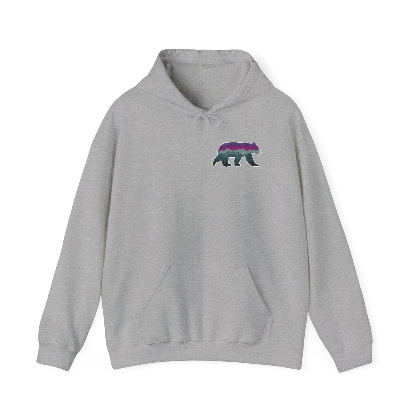 Cozy Bear Graphic Hoodie - Unisex Heavy Blend™ Sweatshirt