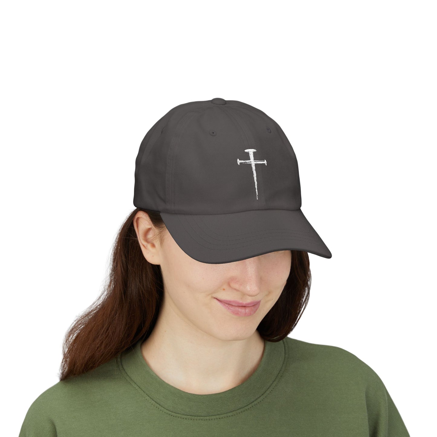 Classic Dad Cap with Cross Design - Casual Streetwear Hat for Everyday Style