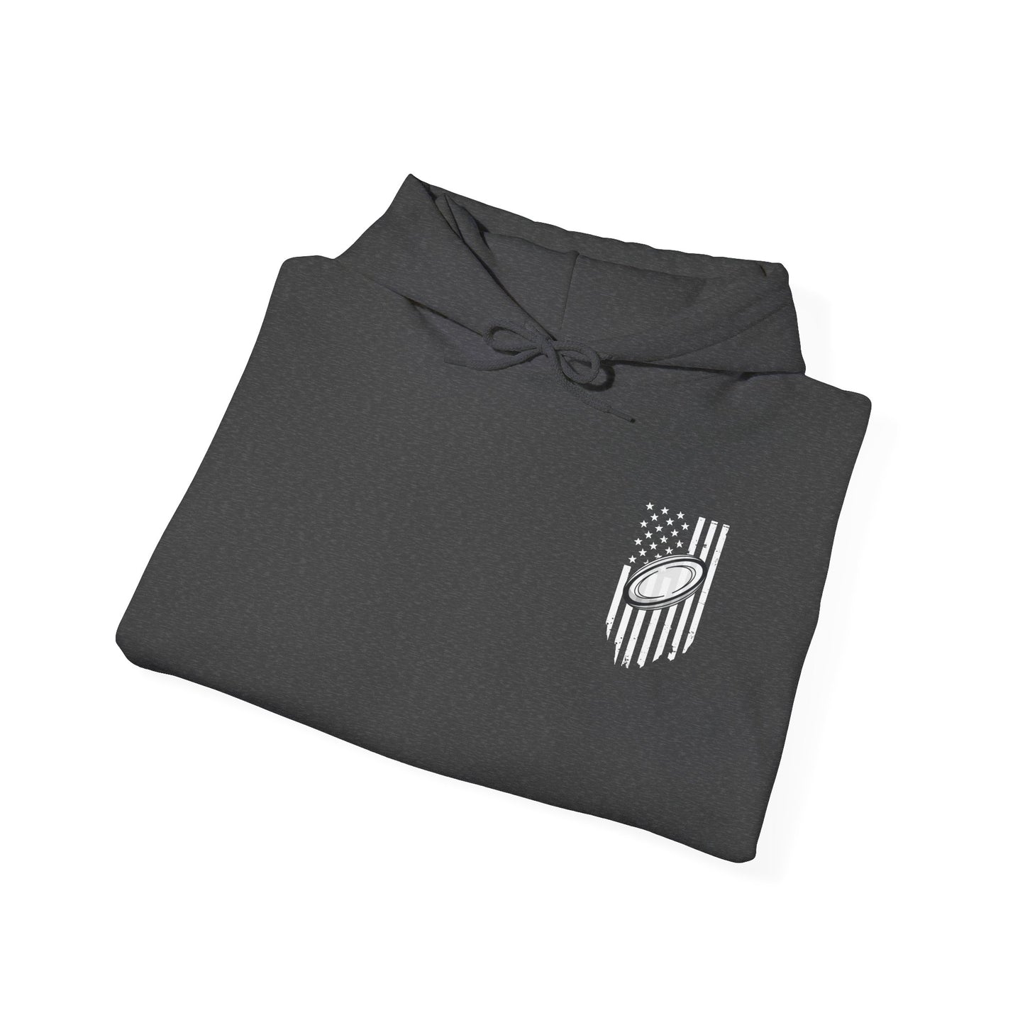 Rugby Dad Heavy Blend Hoodie - American Flag Design