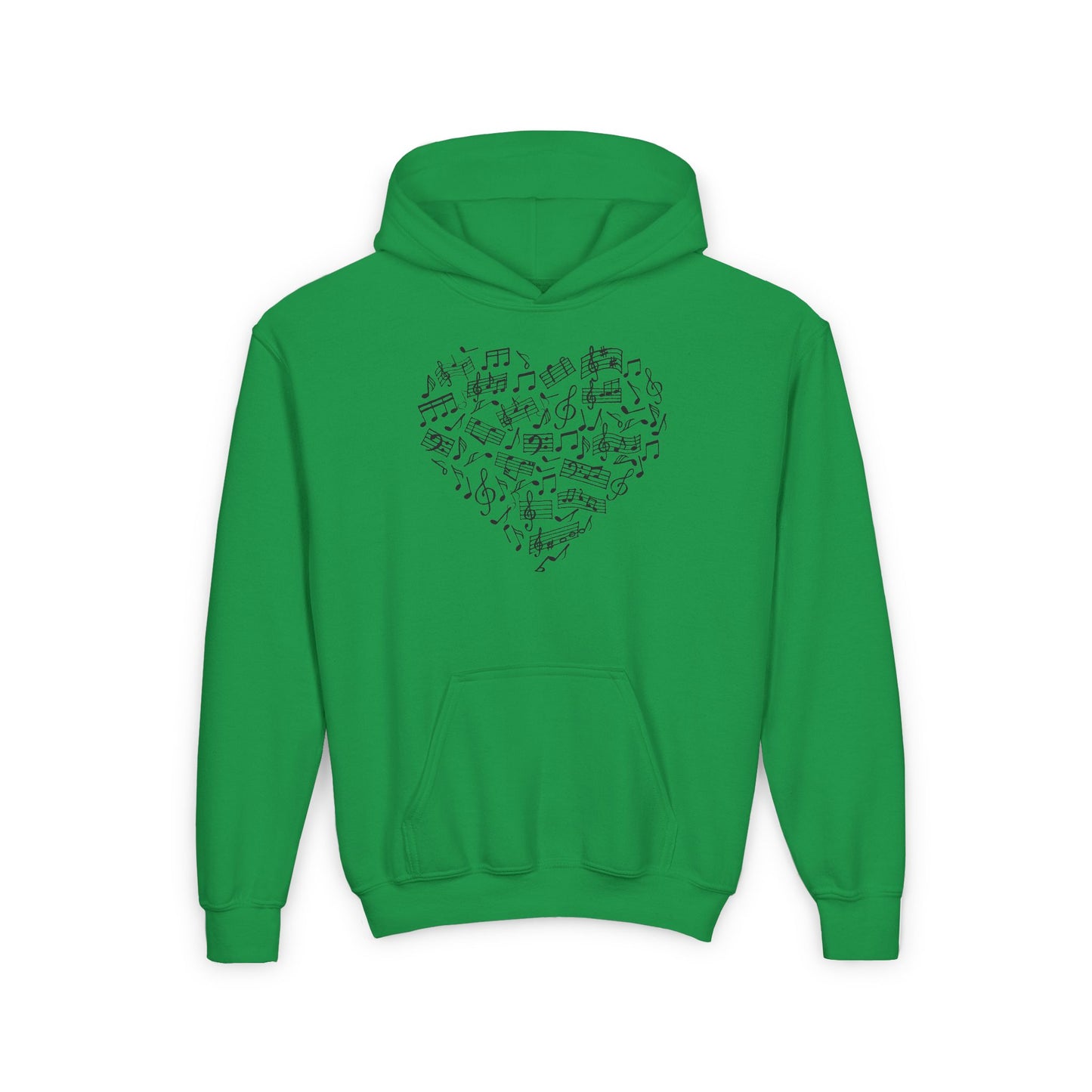 Youth Music Heart Hoodie - Once Upon a Tune Design